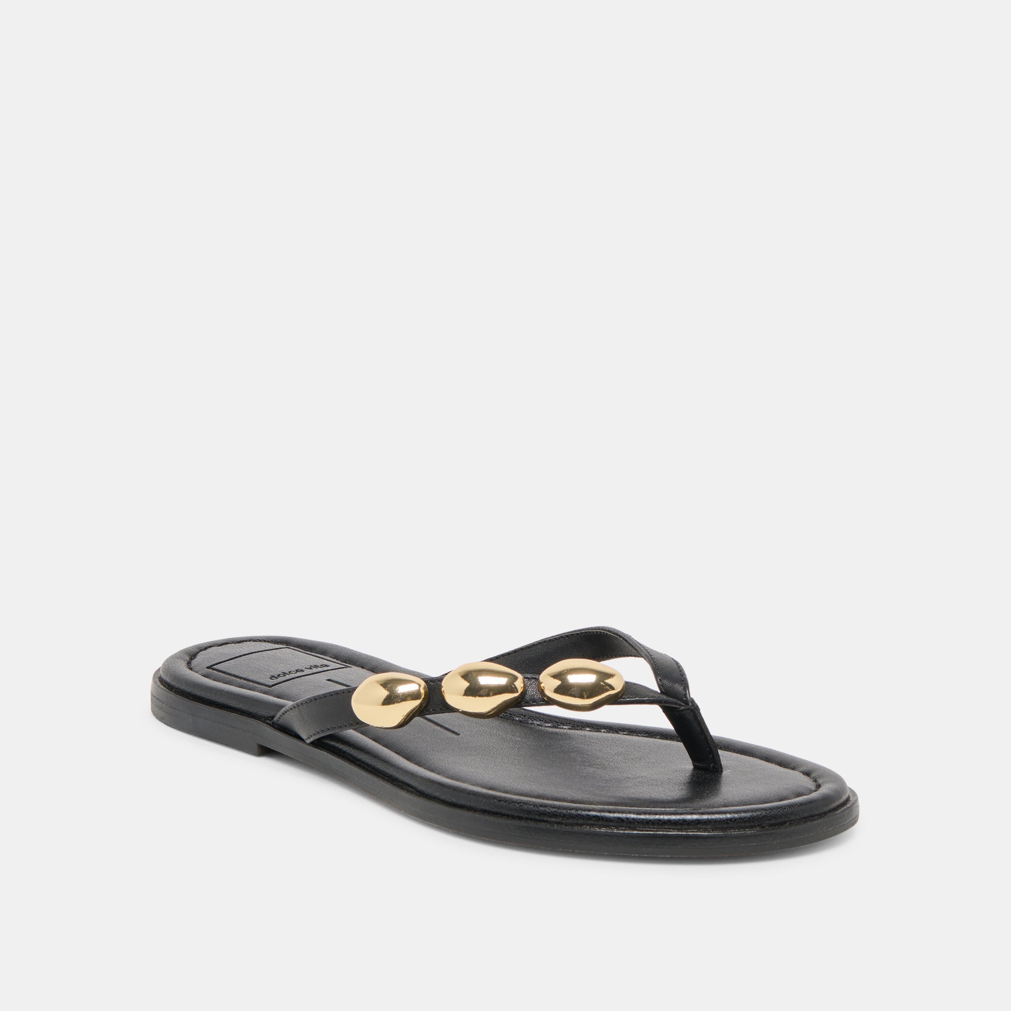 JUNY SANDALS BLACK LEATHER - view 3