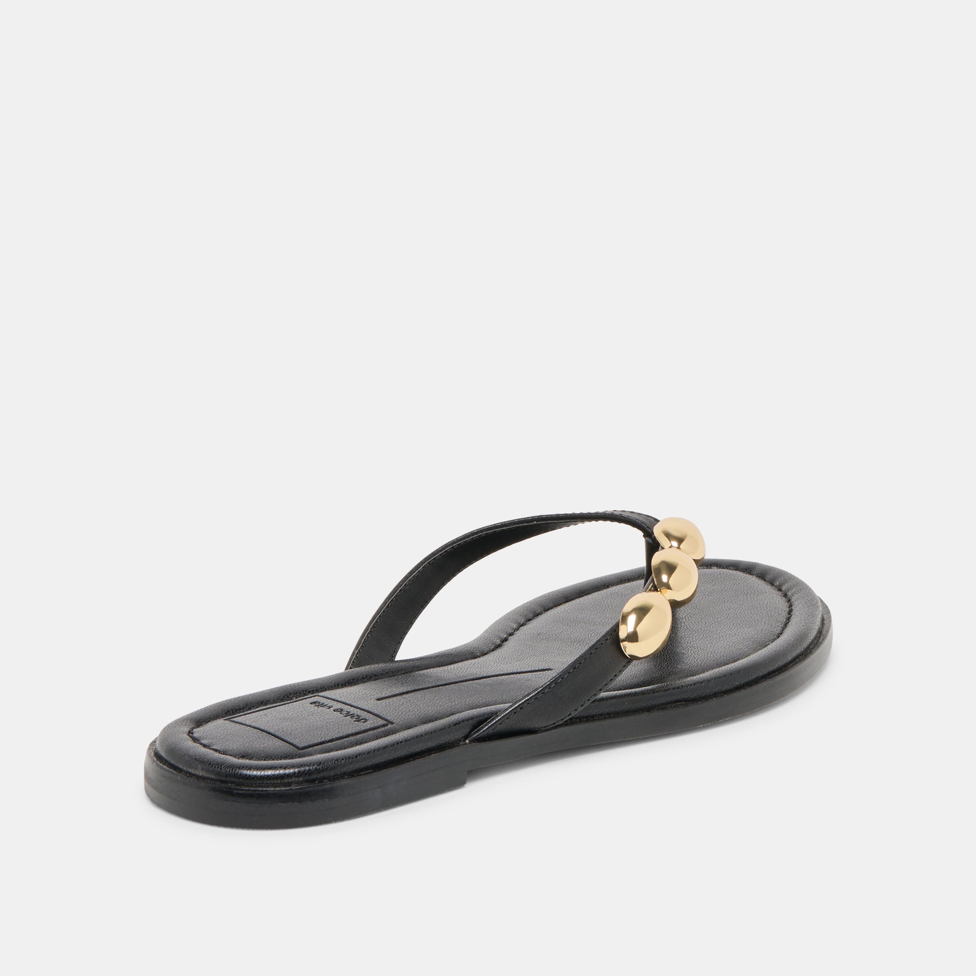JUNY SANDALS BLACK LEATHER - view 5