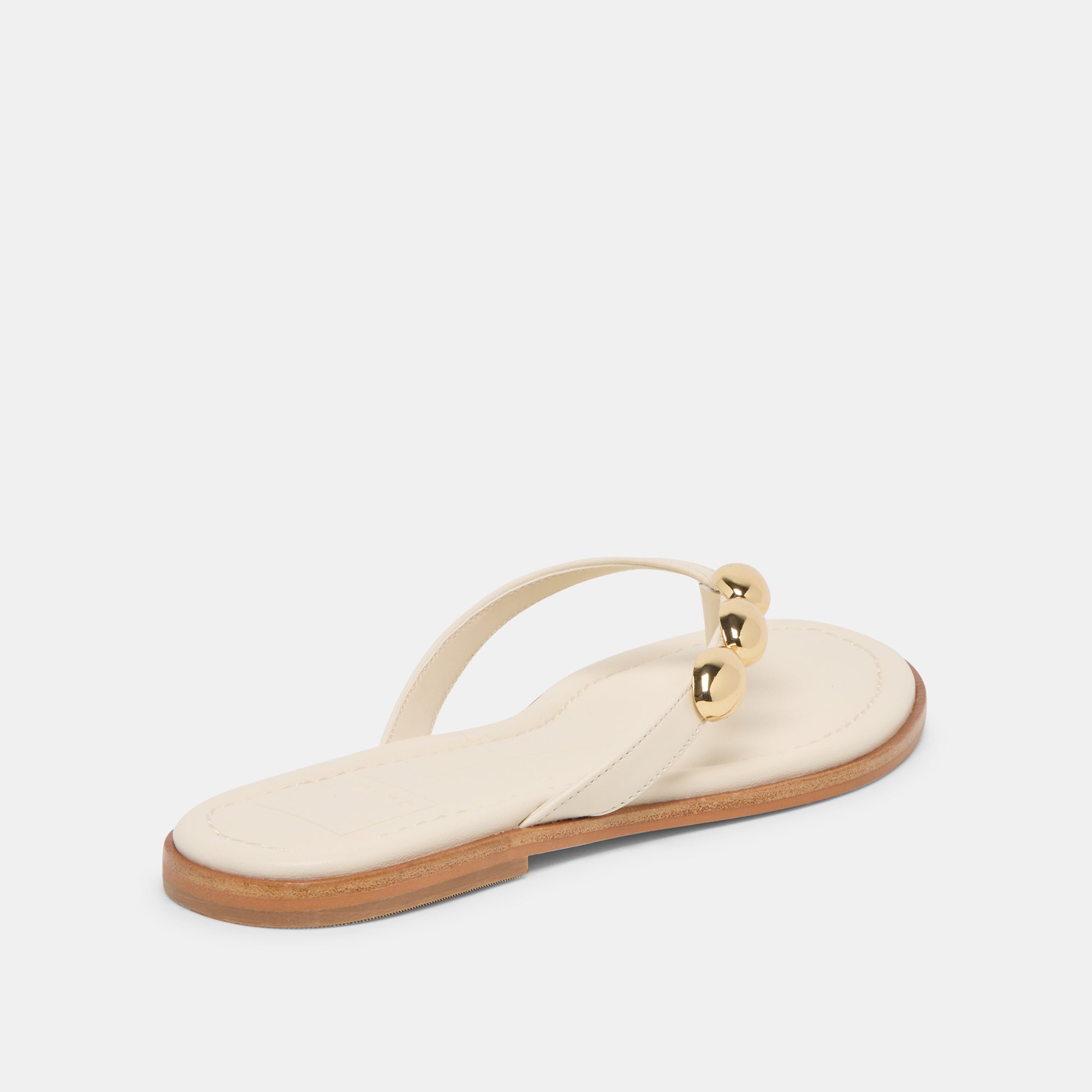JUNY SANDALS OFF WHITE LEATHER - view 3