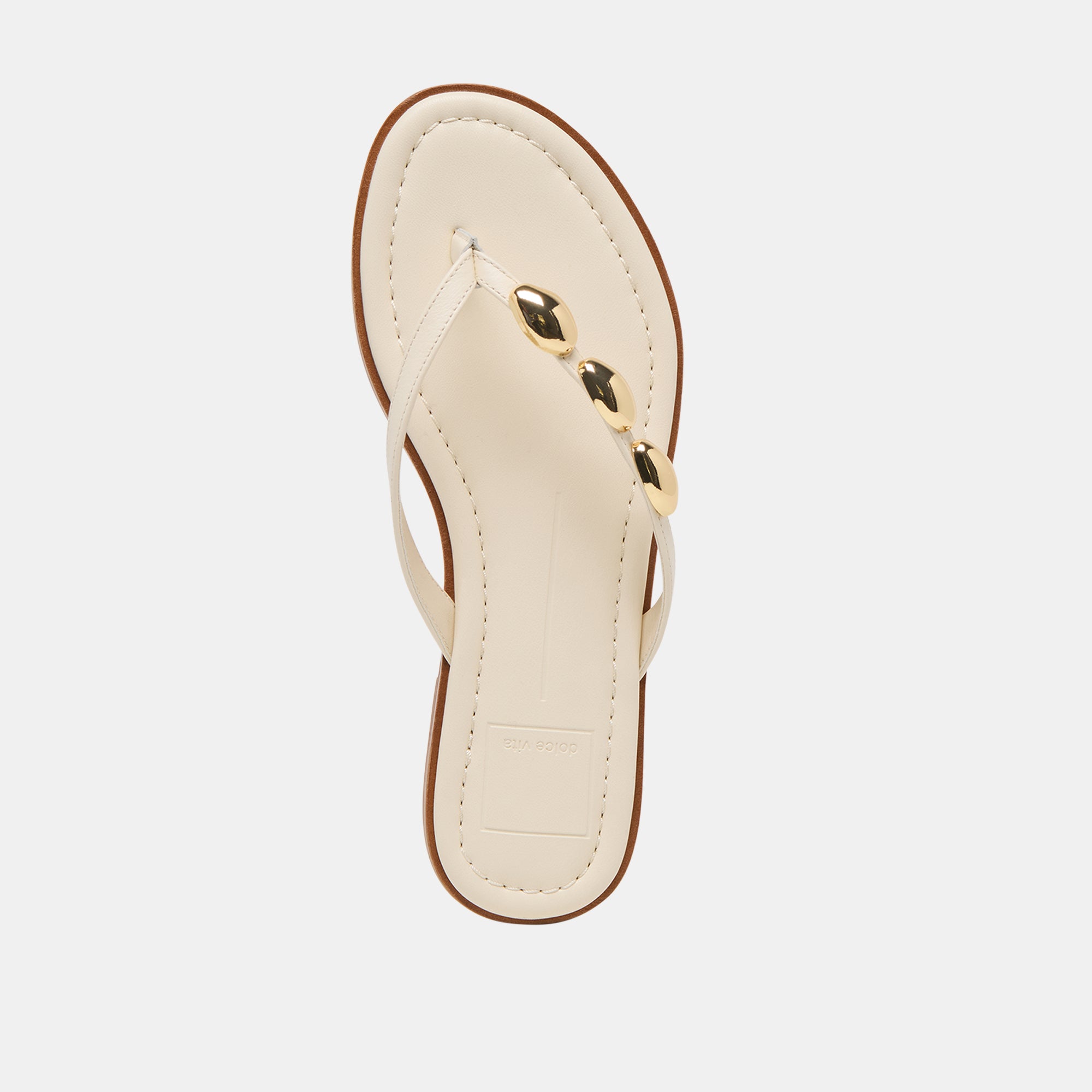 JUNY SANDALS OFF WHITE LEATHER - view 8