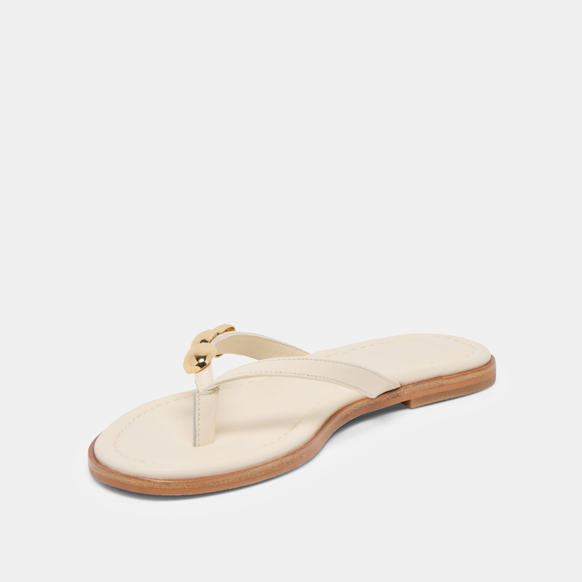 JUNY SANDALS OFF WHITE LEATHER - view 4