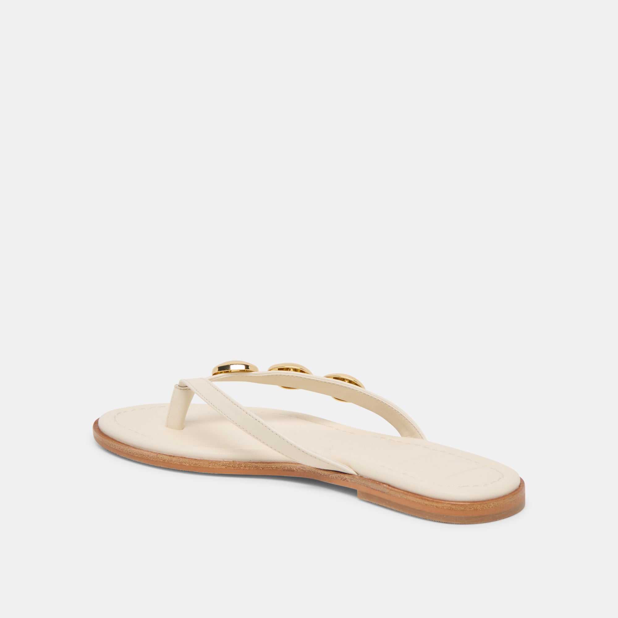 JUNY SANDALS OFF WHITE LEATHER - view 5