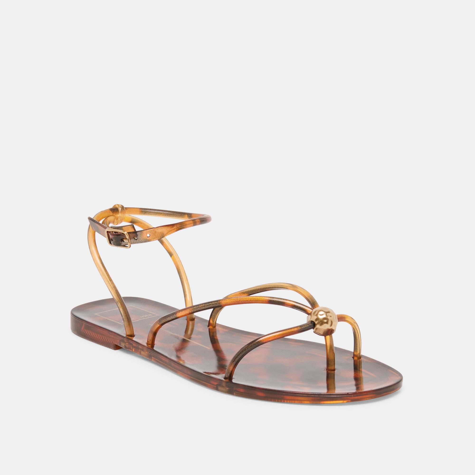 KENLEY VINYL SANDALS TORTOISE JELLY - view 3
