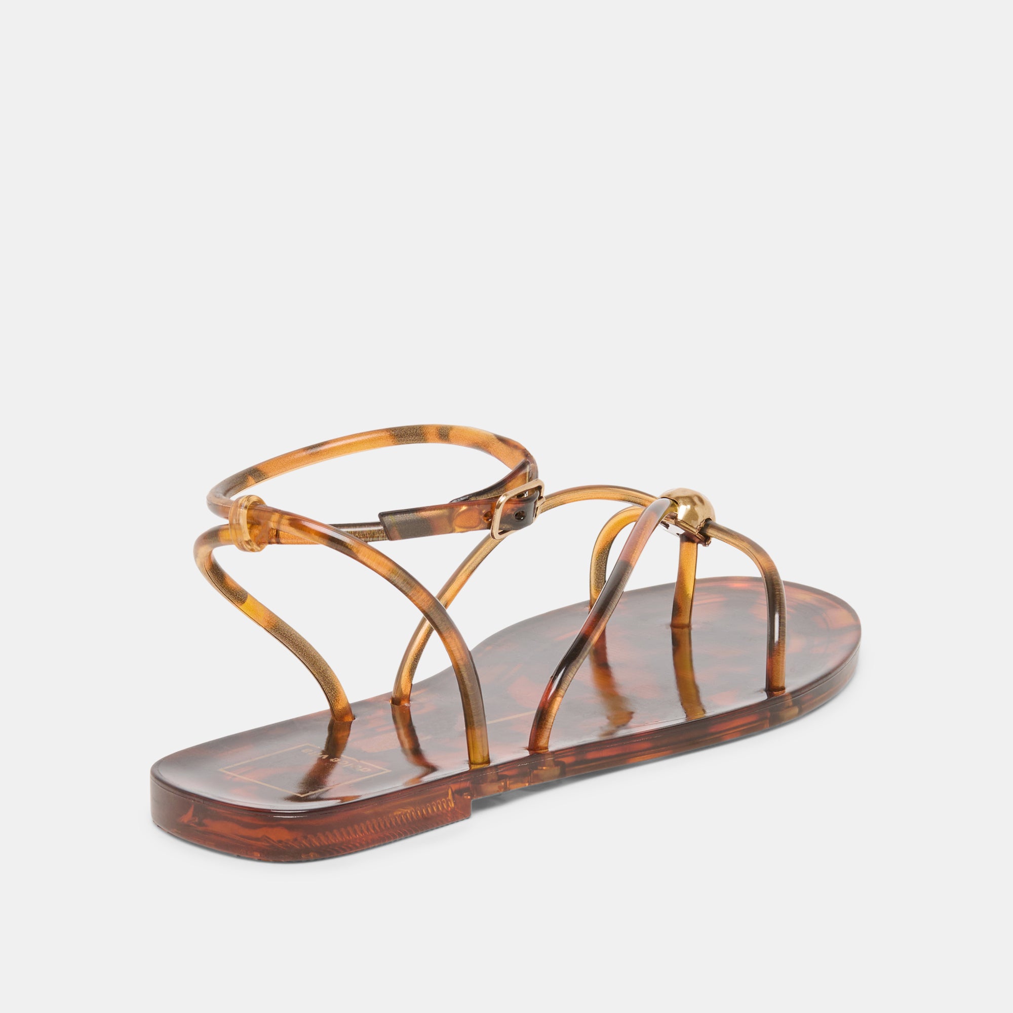 KENLEY VINYL SANDALS TORTOISE JELLY - view 5