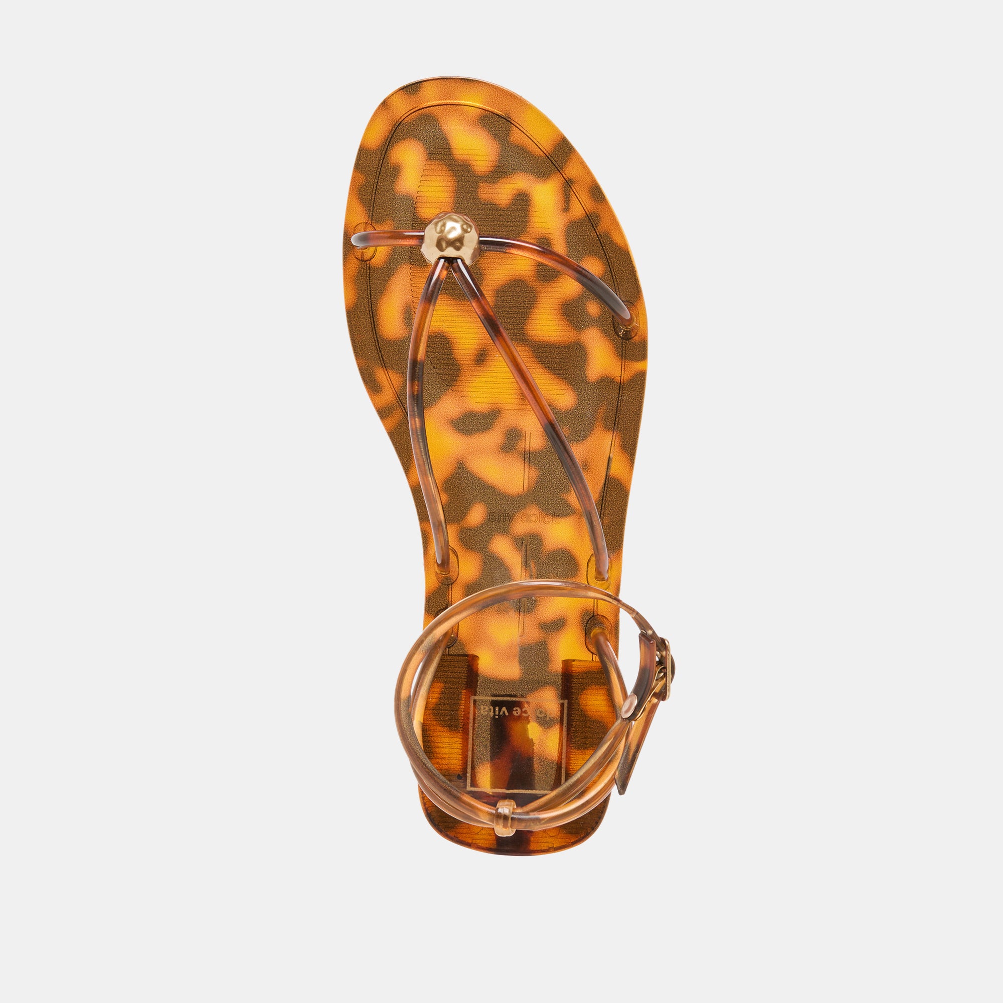 KENLEY VINYL SANDALS TORTOISE JELLY - view 11