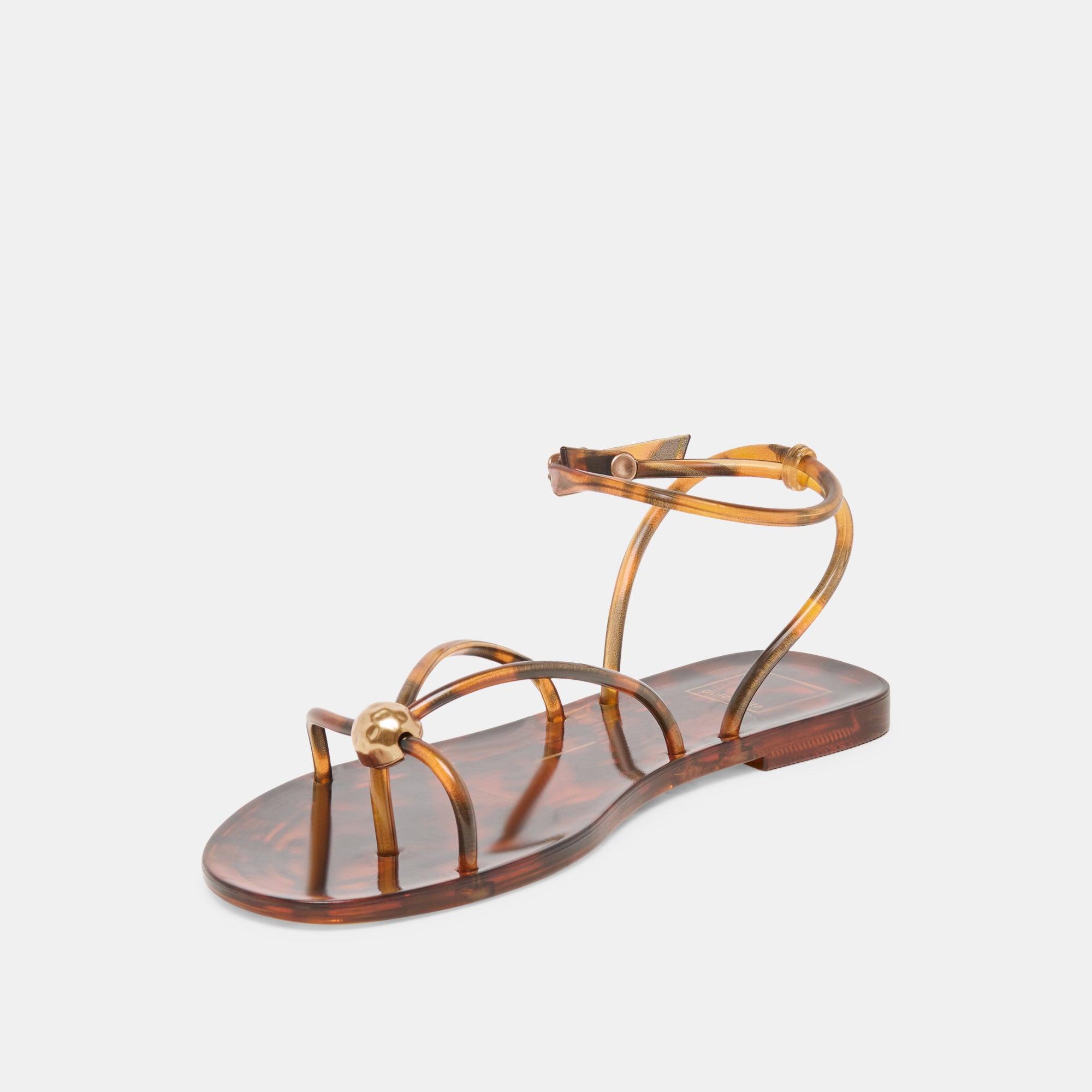 KENLEY VINYL SANDALS TORTOISE JELLY - view 7