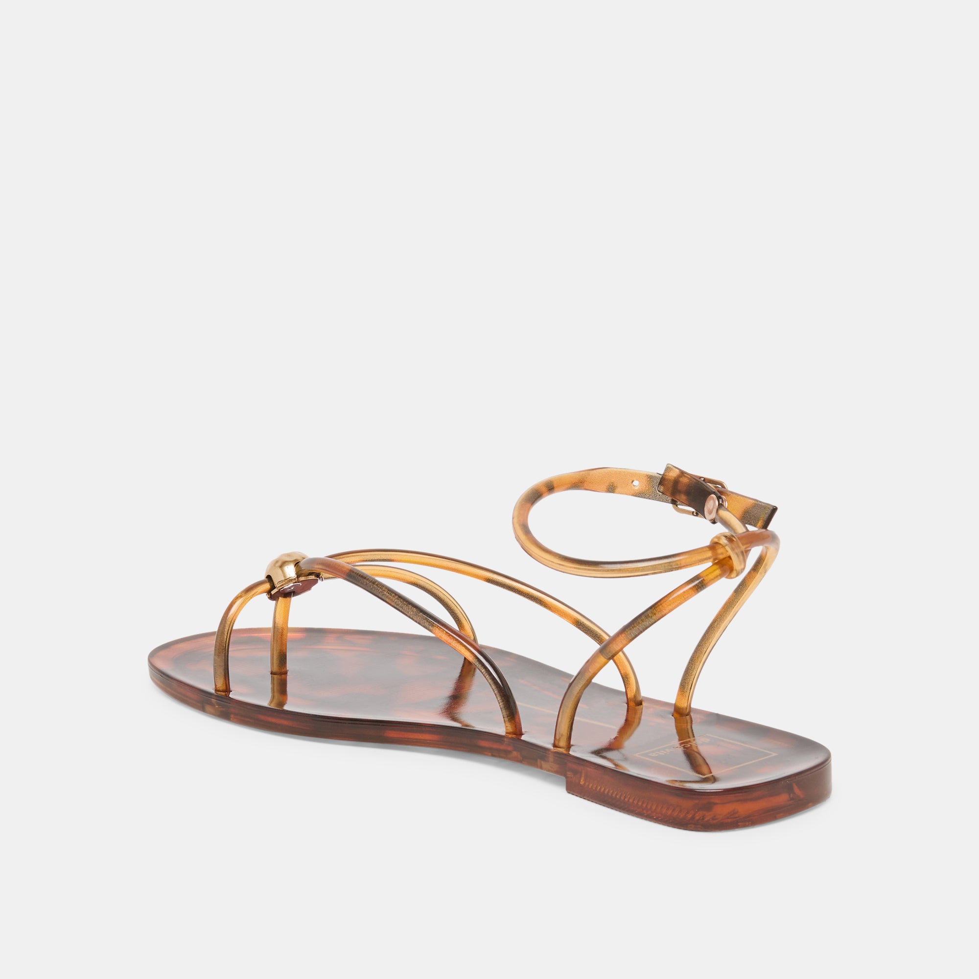KENLEY VINYL SANDALS TORTOISE JELLY - view 8
