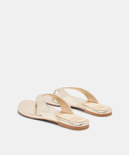 LINNET SANDALS LT GOLD LEATHER