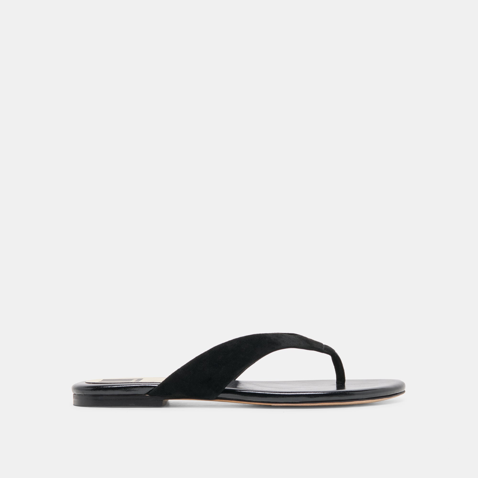 LINNET Onyx Suede Flip-Flop Thong Sandals | Dolce Vita