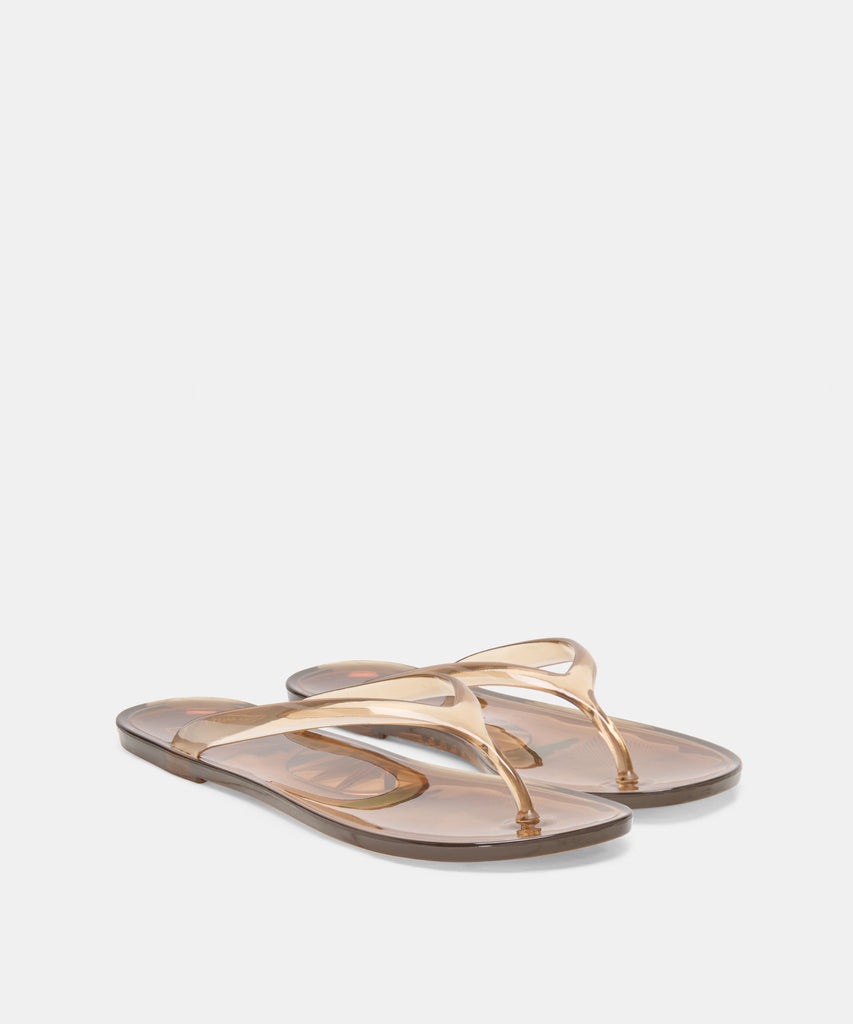 LYCHEE JELLY SANDALS WHISKEY JELLY