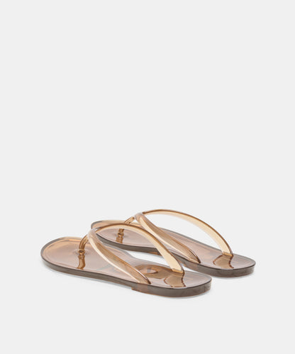 LYCHEE JELLY SANDALS WHISKEY JELLY