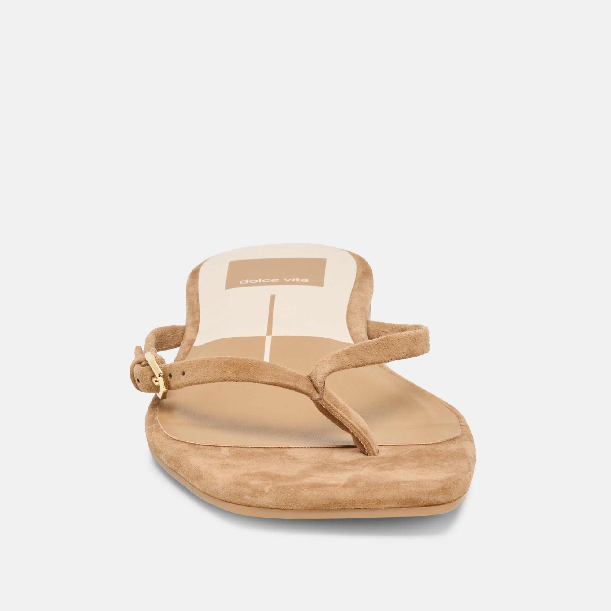 MALTA SANDALS LT BROWN SUEDE - view 8