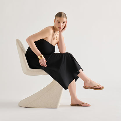 MALTA SANDALS LT BROWN SUEDE