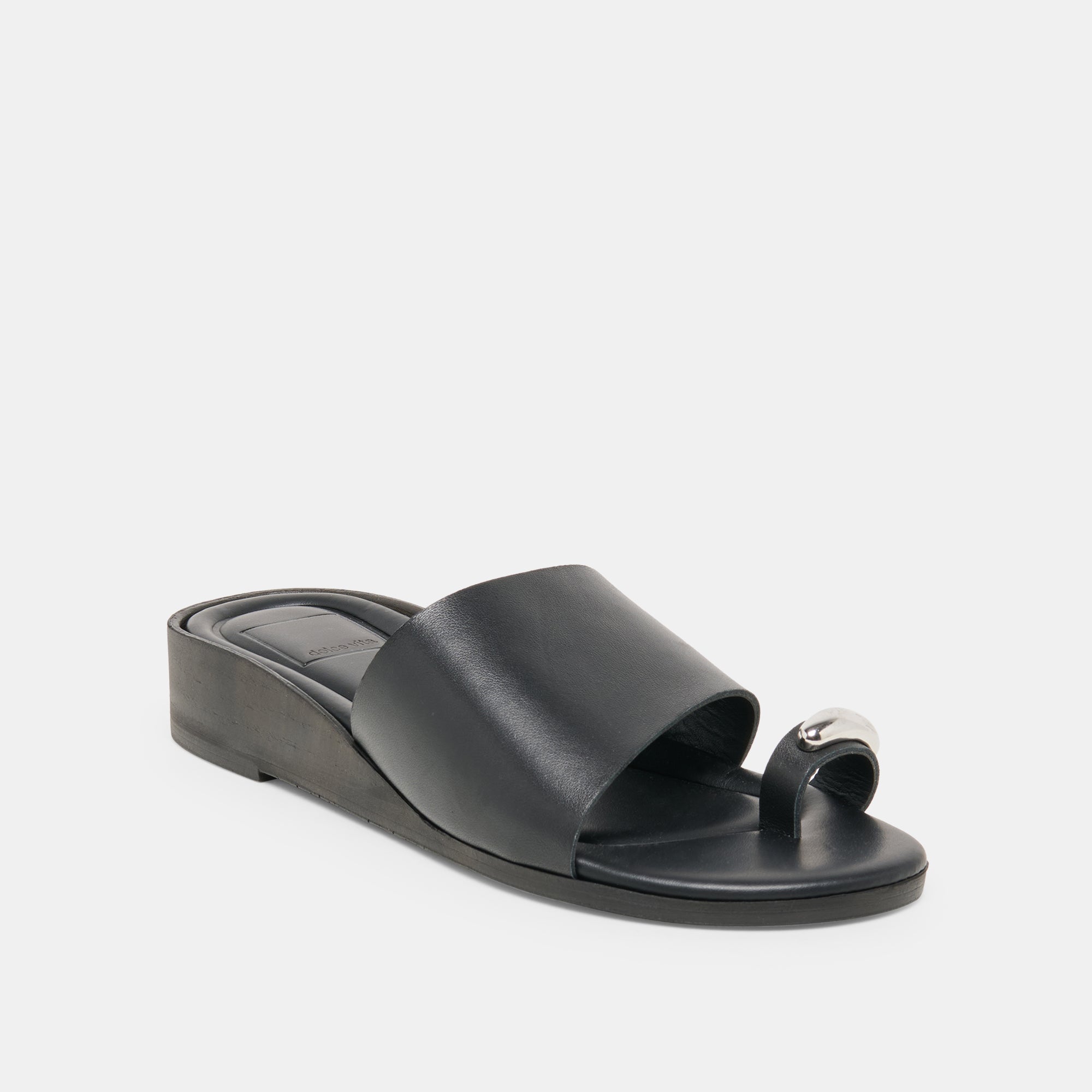 MOXY SANDALS BLACK LEATHER - view 2