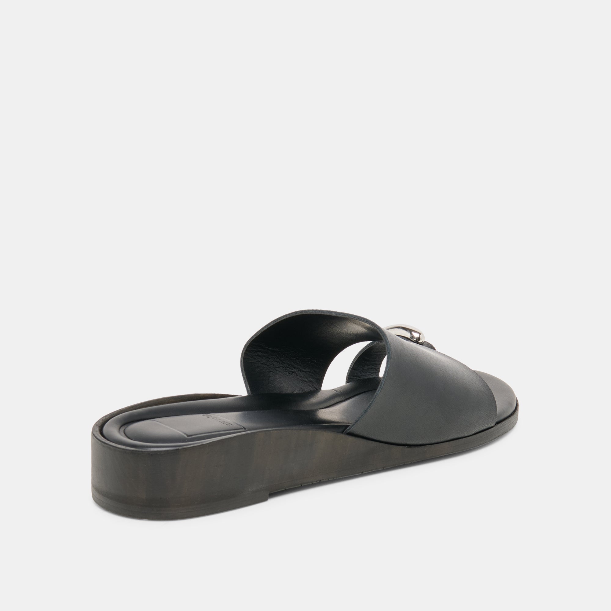 MOXY SANDALS BLACK LEATHER - view 3