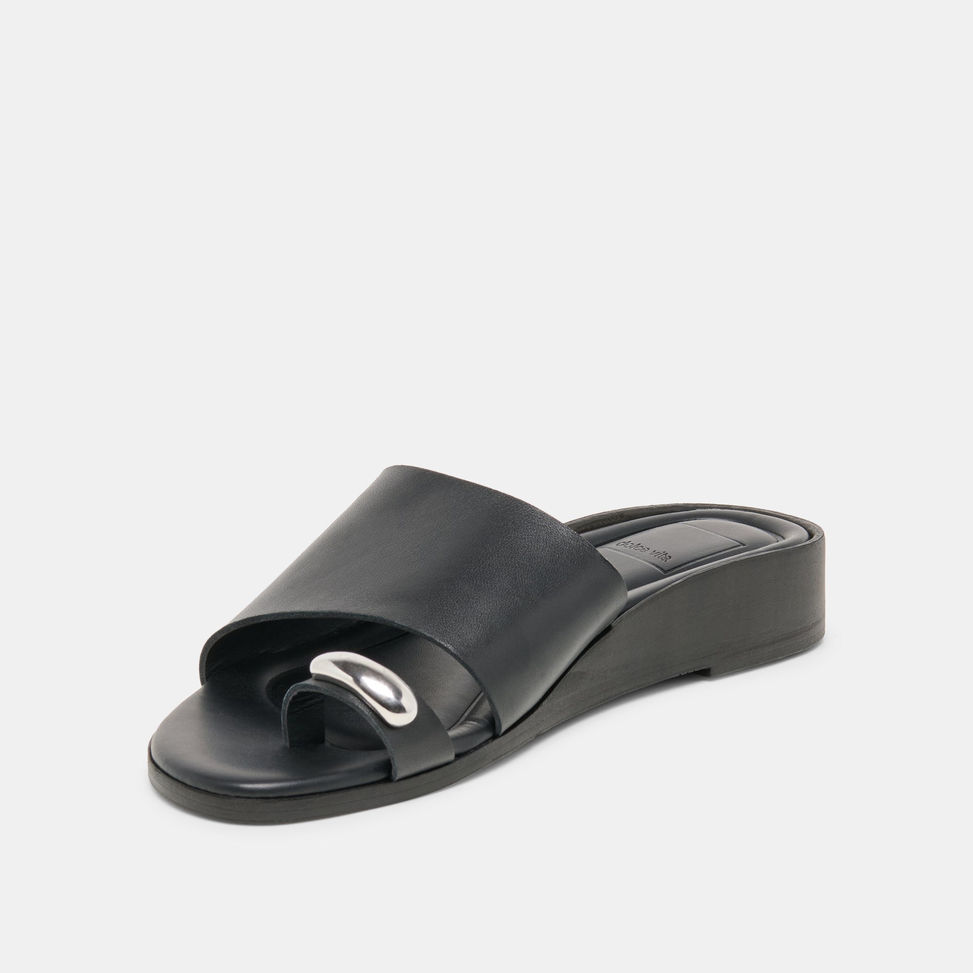 MOXY SANDALS BLACK LEATHER - view 4