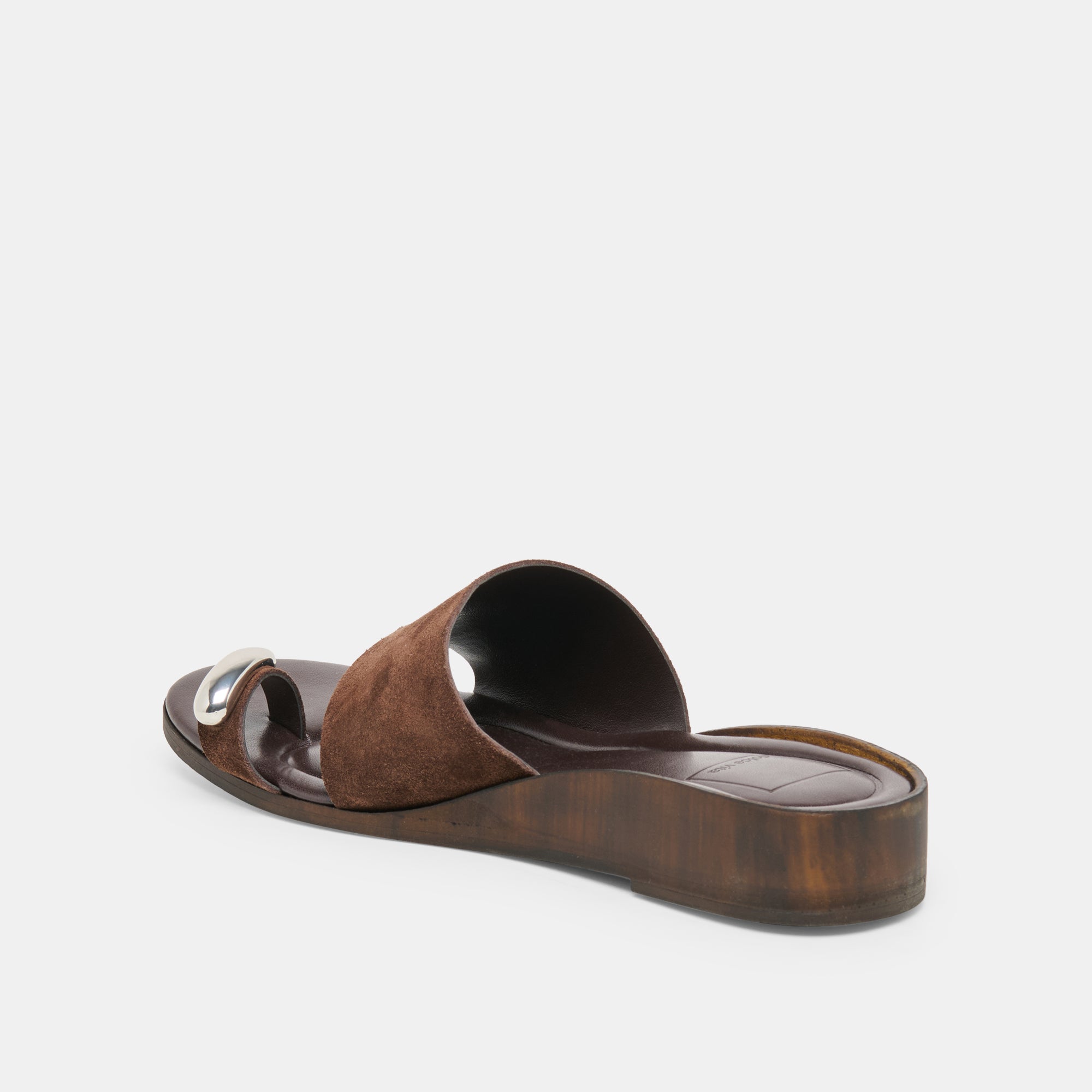 MOXY SANDALS DK BROWN SUEDE - view 5