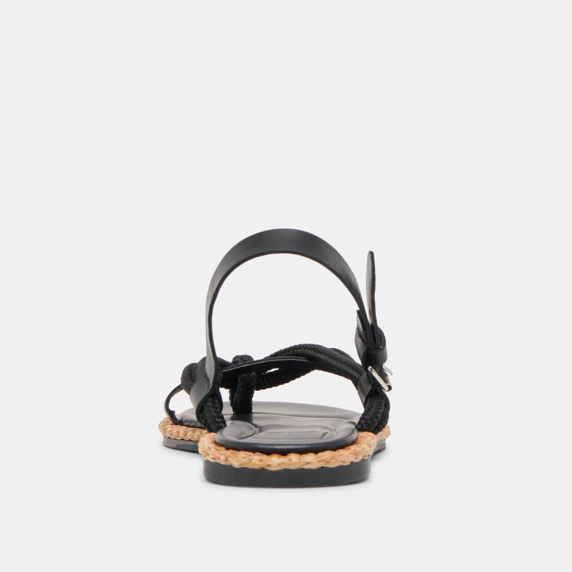 REED SANDALS BLACK LEATHER - view 10
