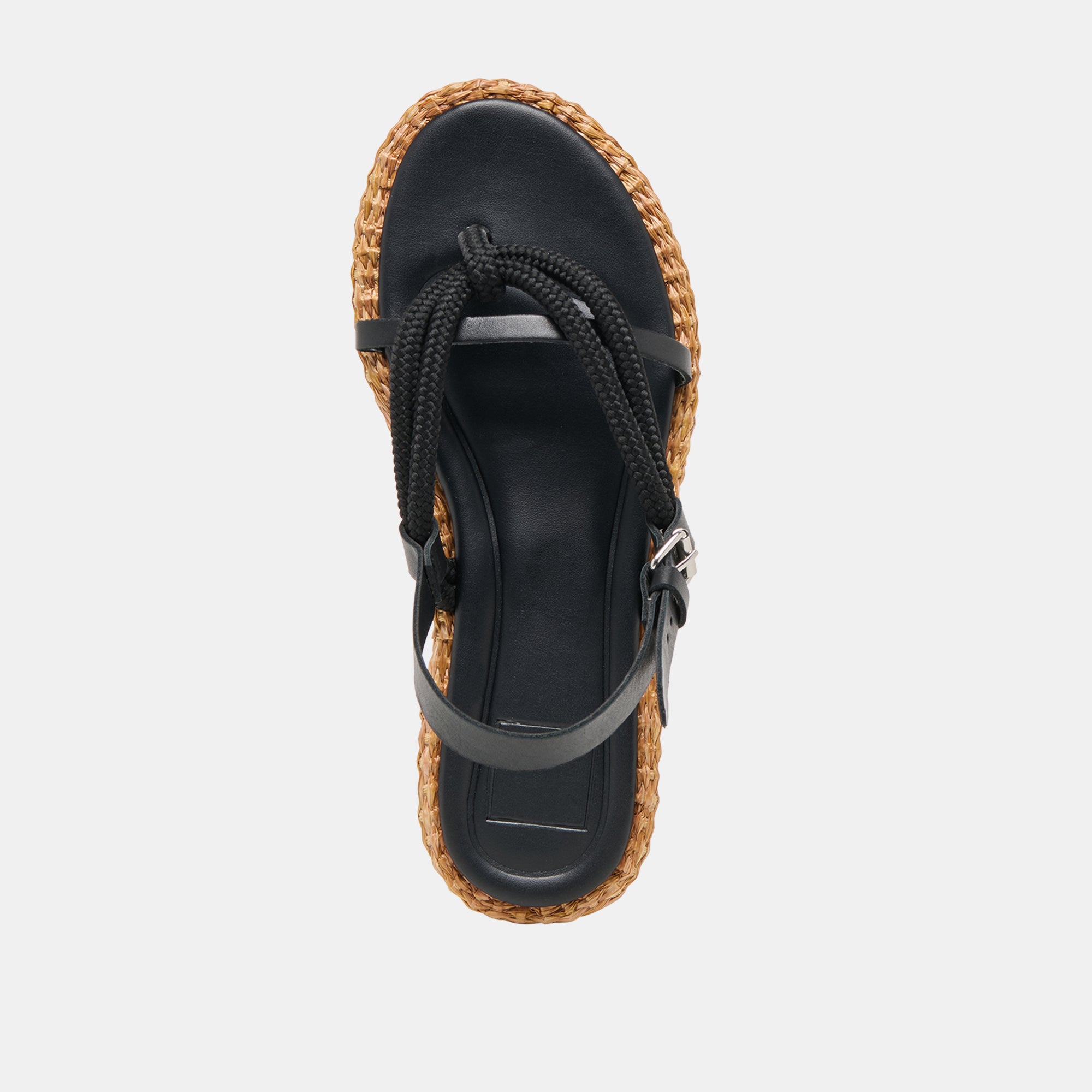 REED SANDALS BLACK LEATHER - view 11