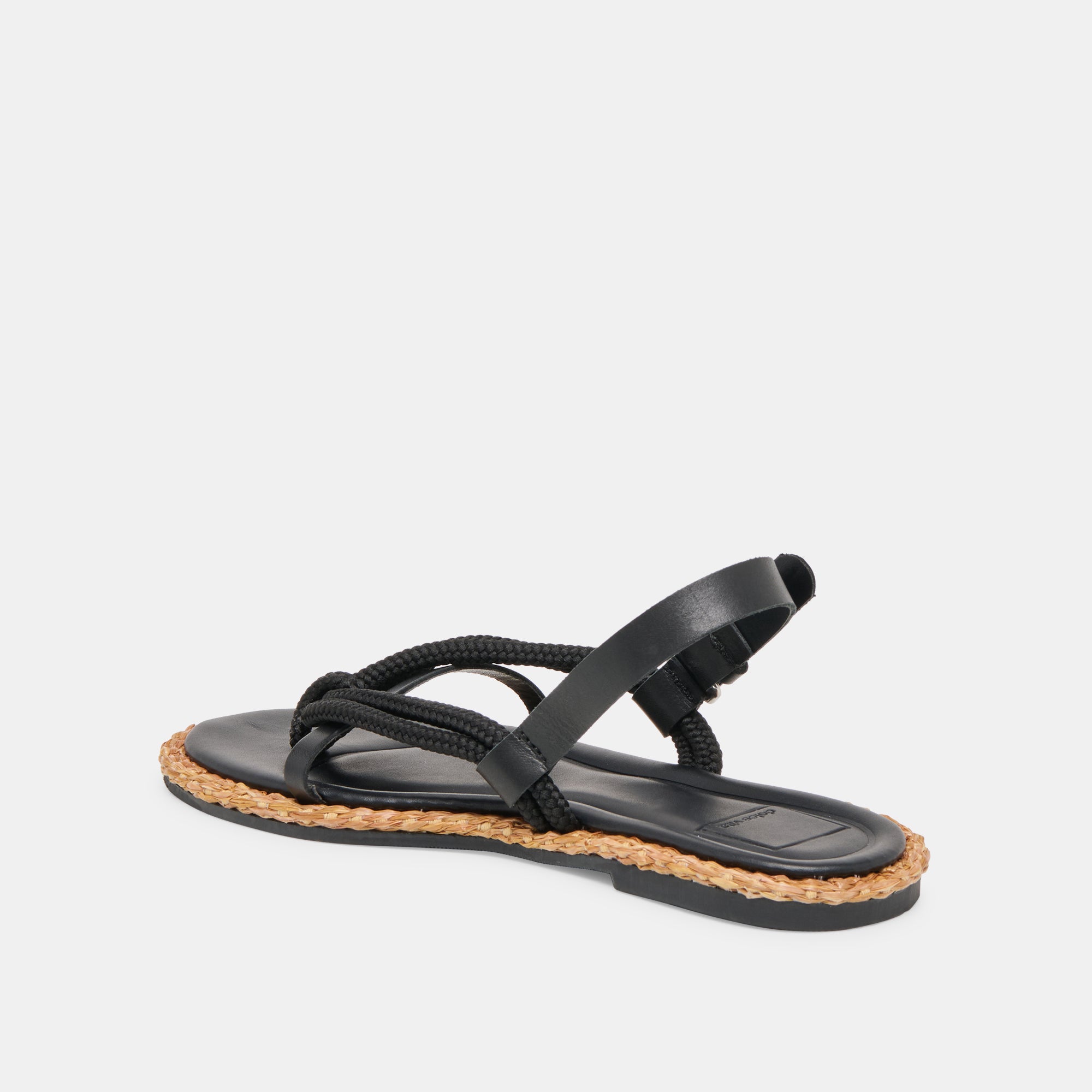 REED SANDALS BLACK LEATHER - view 8