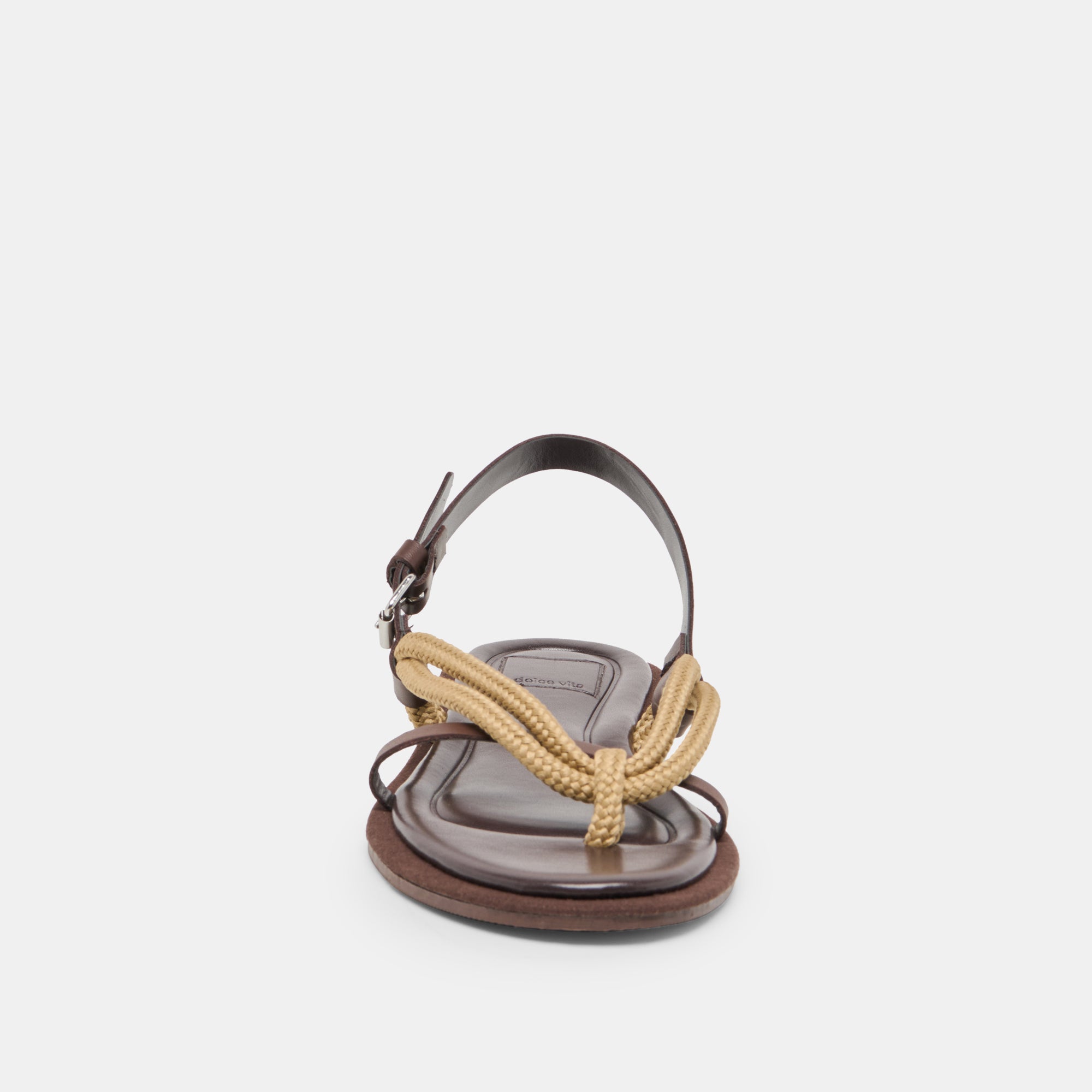 REED SANDALS DK BROWN LEATHER - view 7