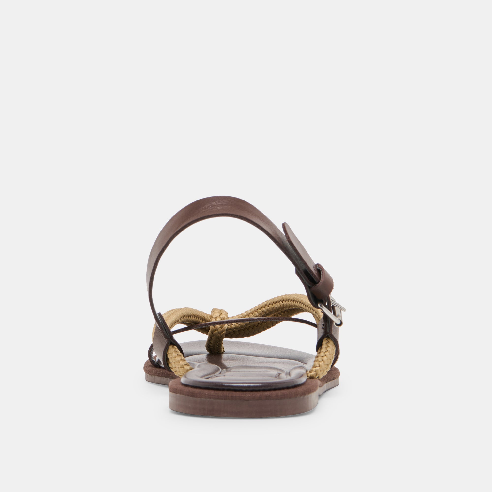 REED SANDALS DK BROWN LEATHER - view 8