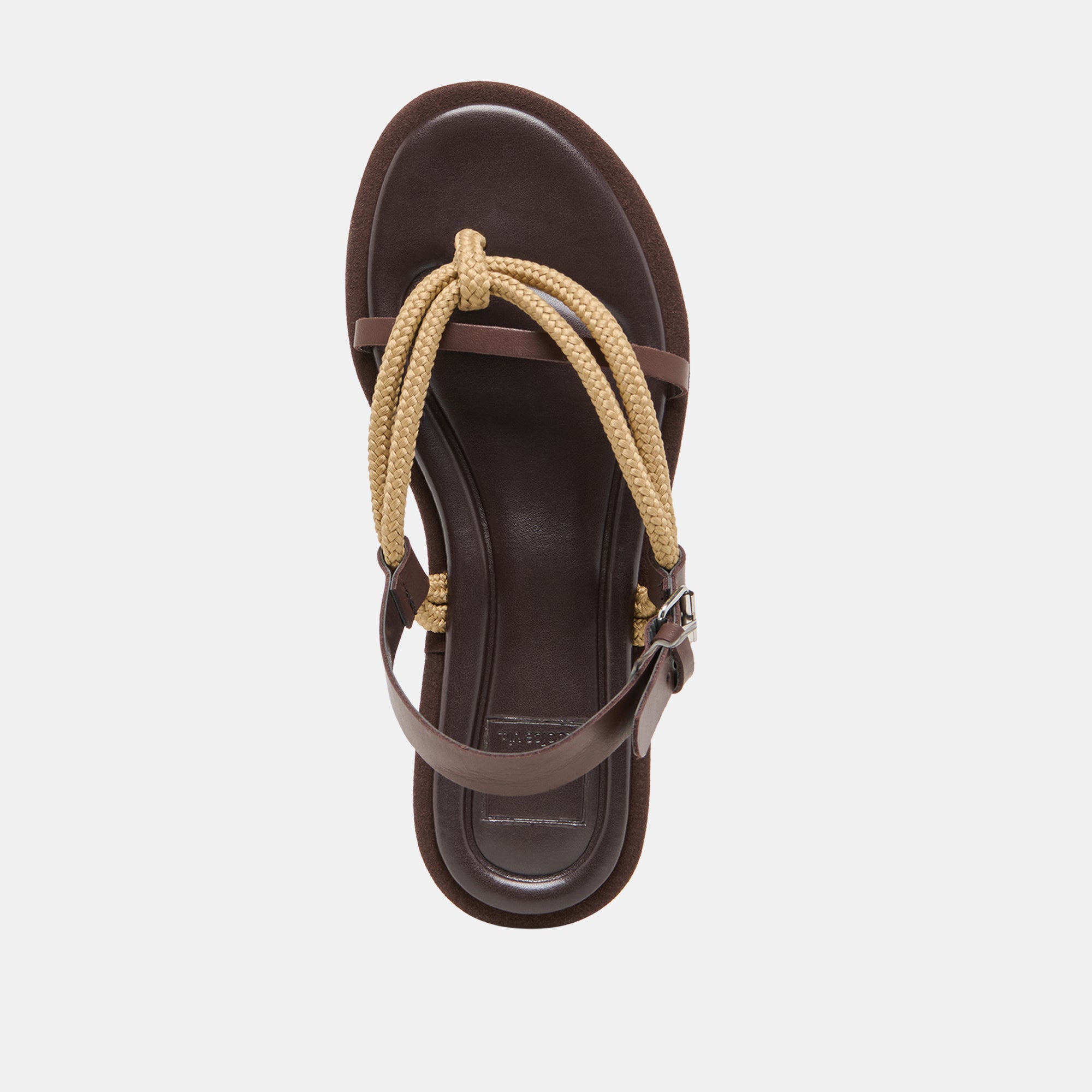 REED SANDALS DK BROWN LEATHER - view 9