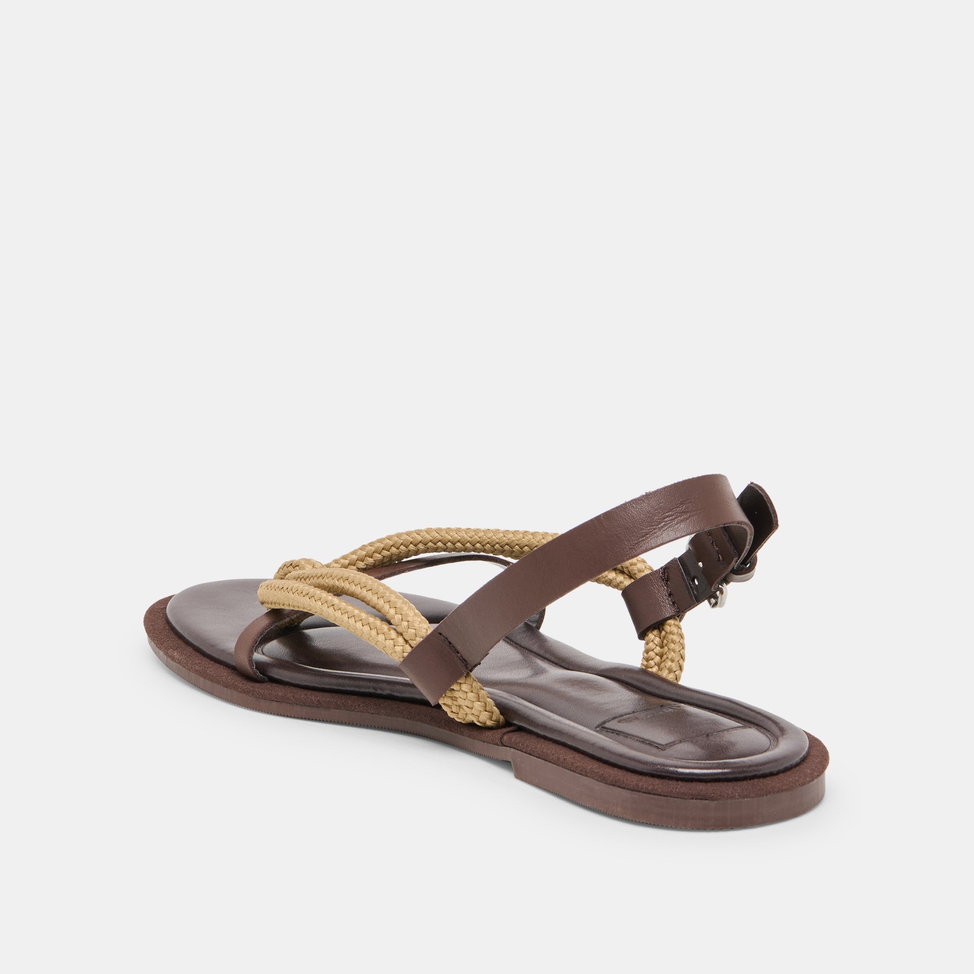REED SANDALS DK BROWN LEATHER - view 5