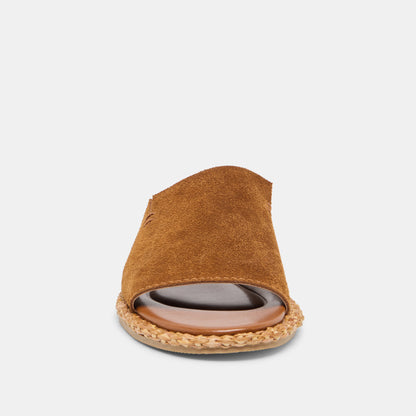 RIDGE SANDALS CHESTNUT SUEDE