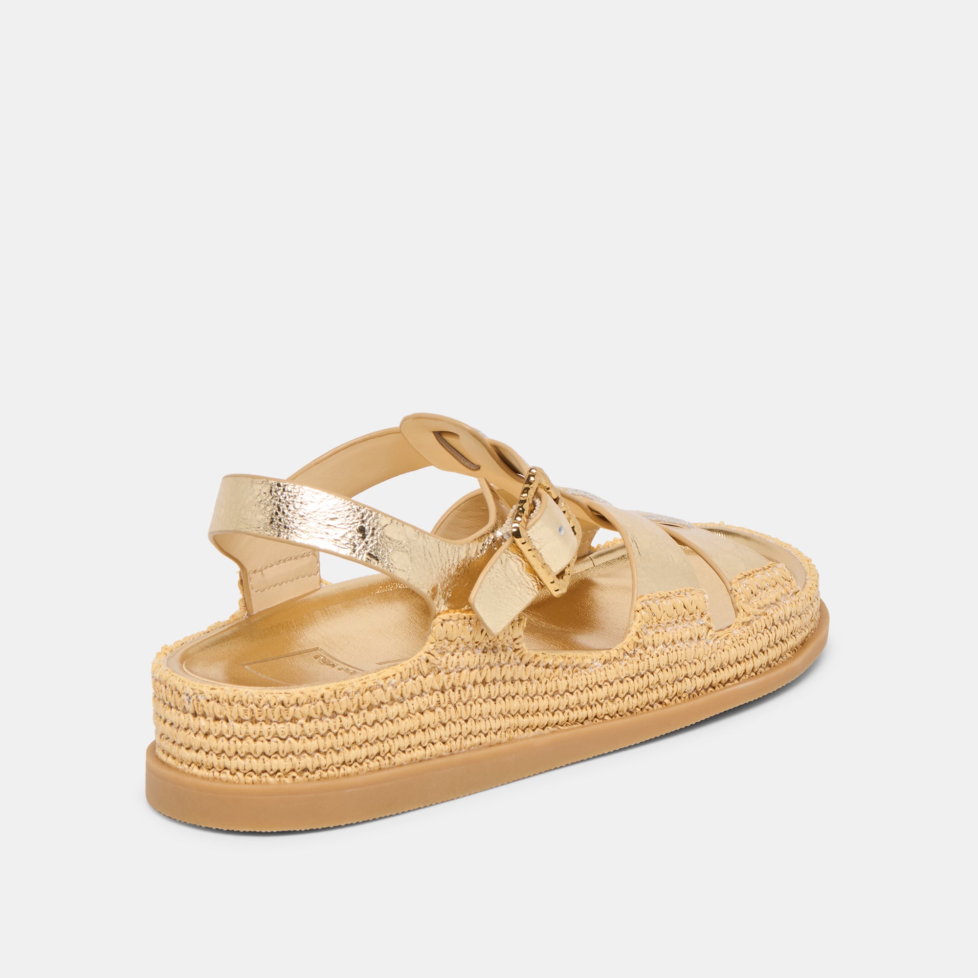 SHENNA SANDALS GOLD DISTRESSED LEATHER - view 3