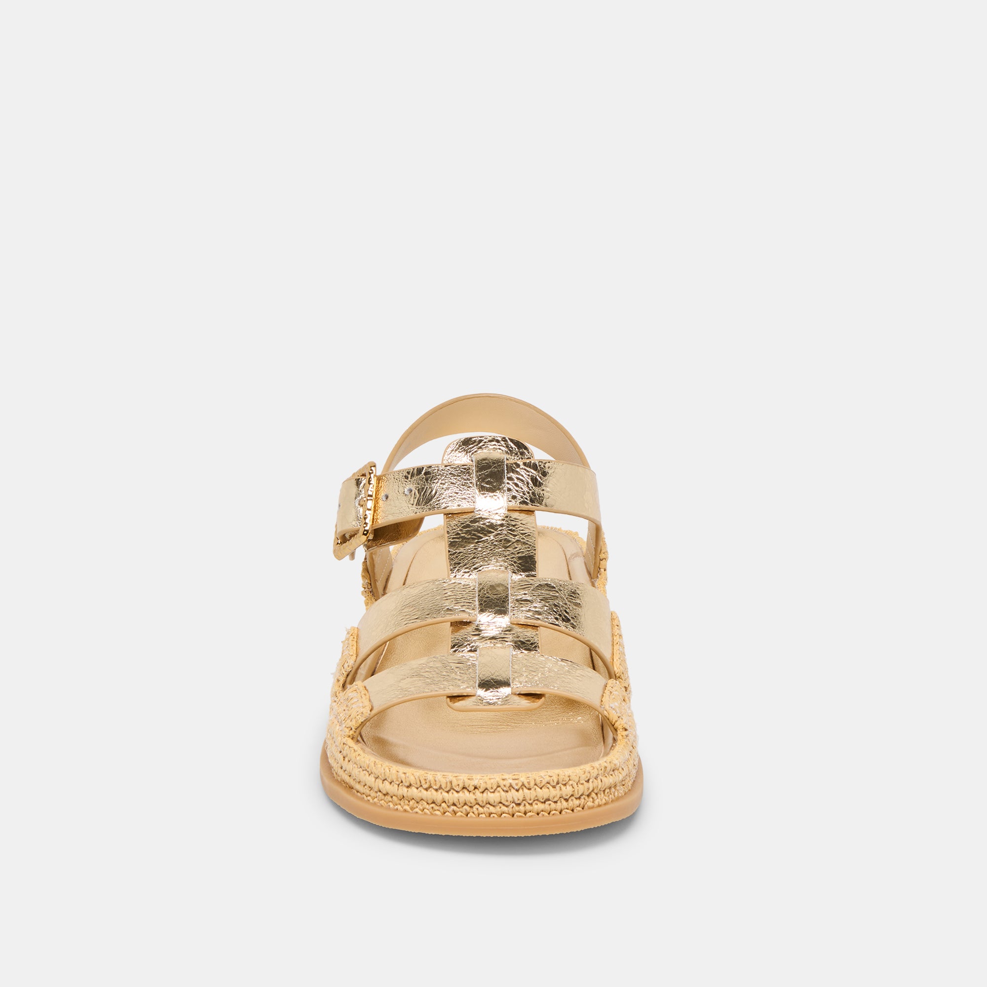 SHENNA SANDALS GOLD DISTRESSED LEATHER - view 6