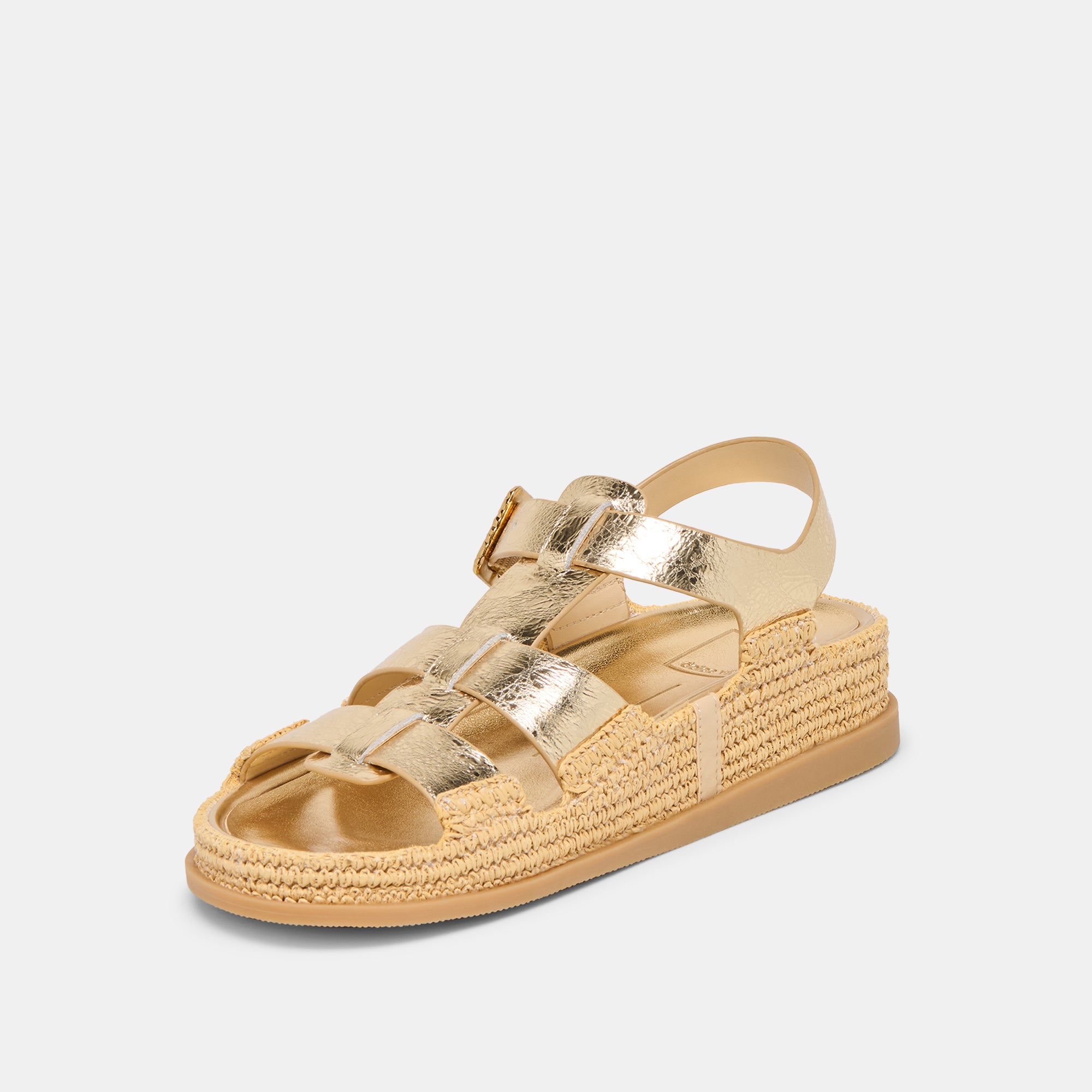 SHENNA SANDALS GOLD DISTRESSED LEATHER - view 4