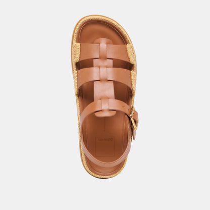 SHENNA SANDALS SADDLE LEATHER