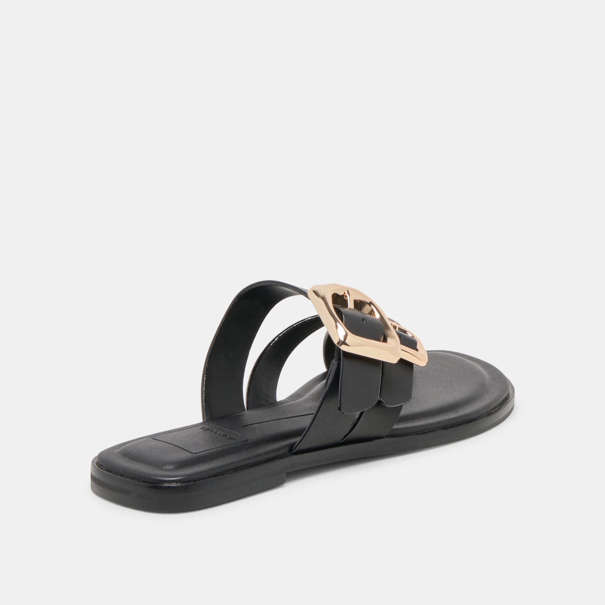 SHORE SANDALS BLACK LEATHER - view 3