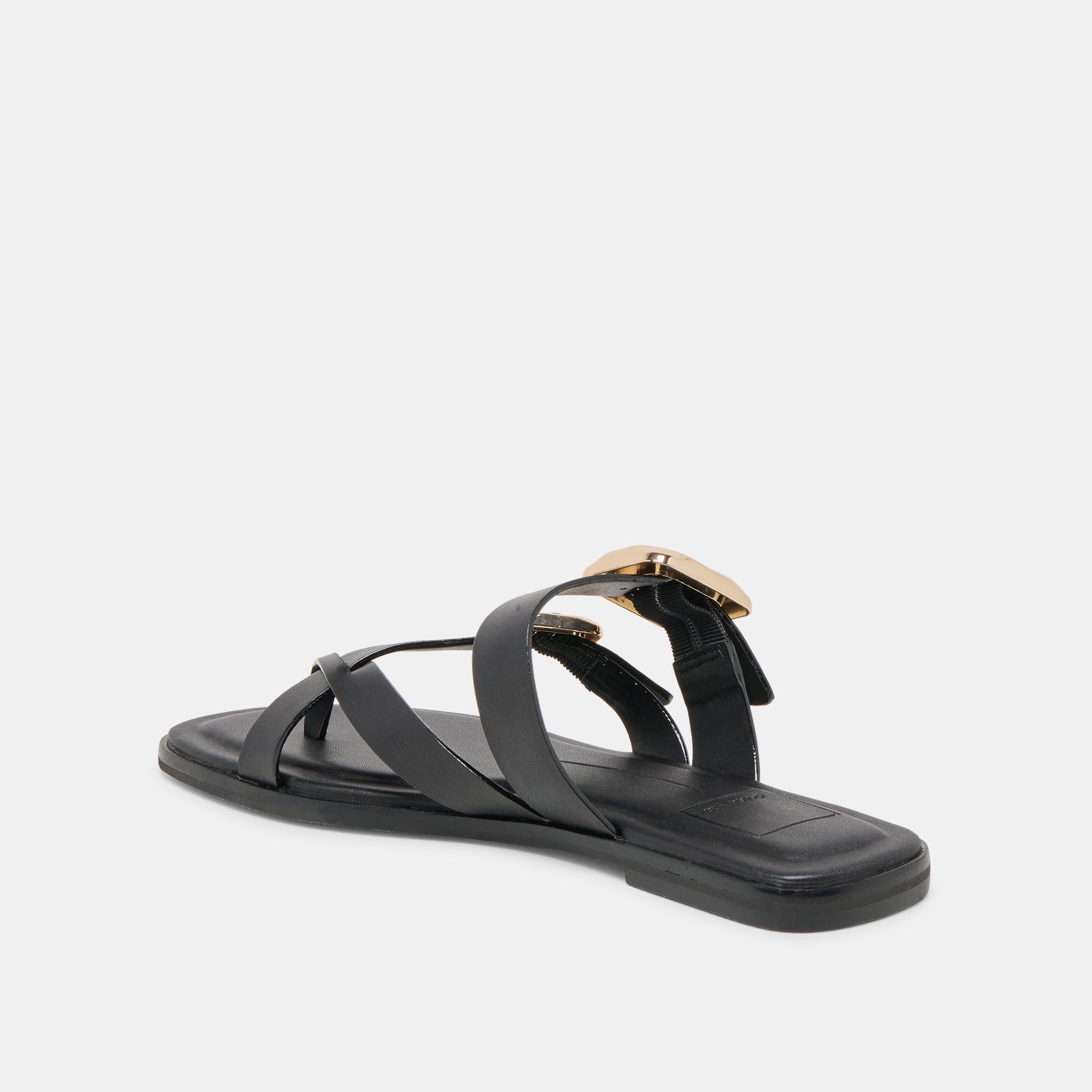 SHORE SANDALS BLACK LEATHER - view 5