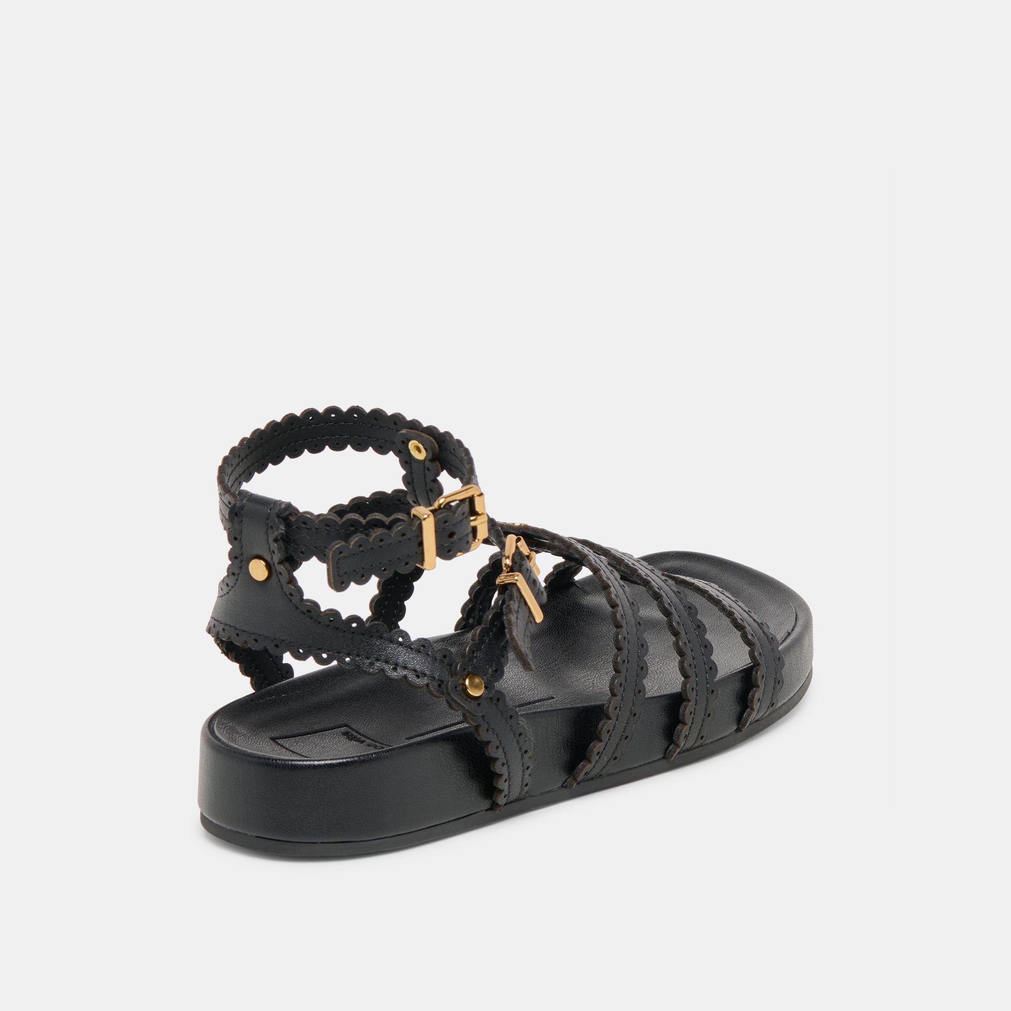SUSANA SANDALS BLACK LEATHER - view 3