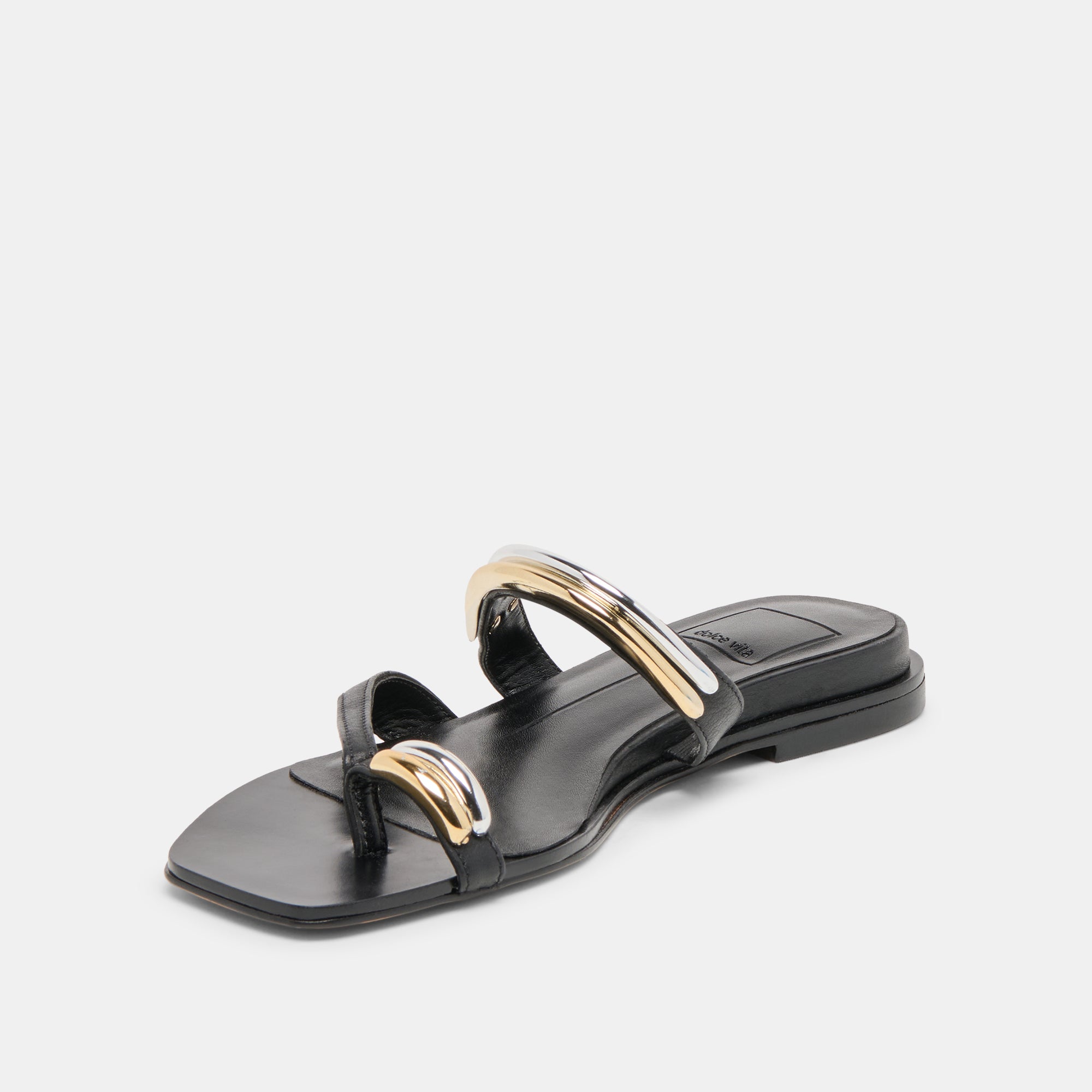 TARINA SANDALS BLACK LEATHER - view 7