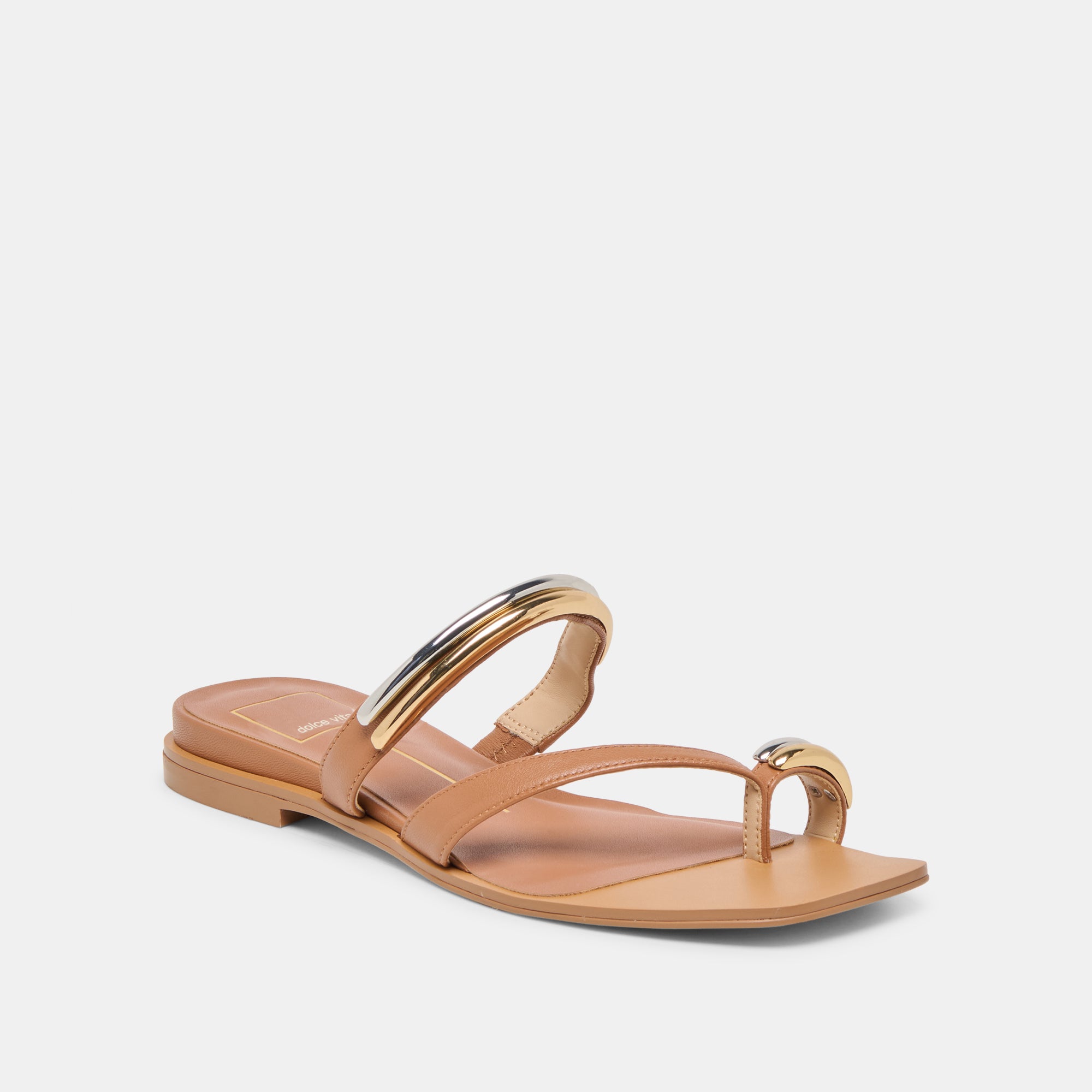 TARINA SANDALS CARAMEL LEATHER - view 3