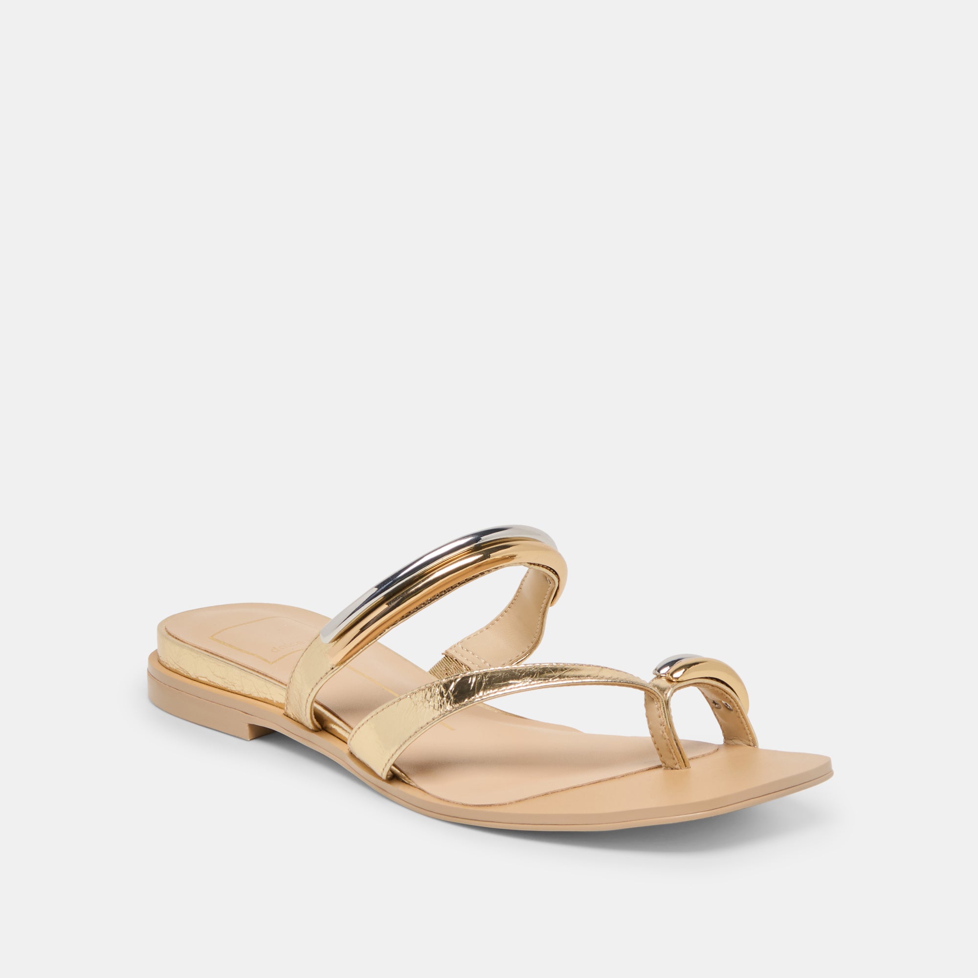 TARINA SANDALS GOLD LEATHER - view 2