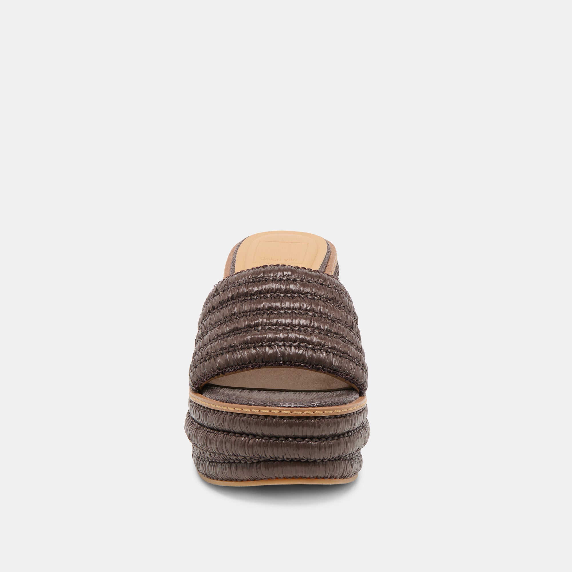THRONE WIDE WEDGES CHOCOLATE RAFFIA - view 6