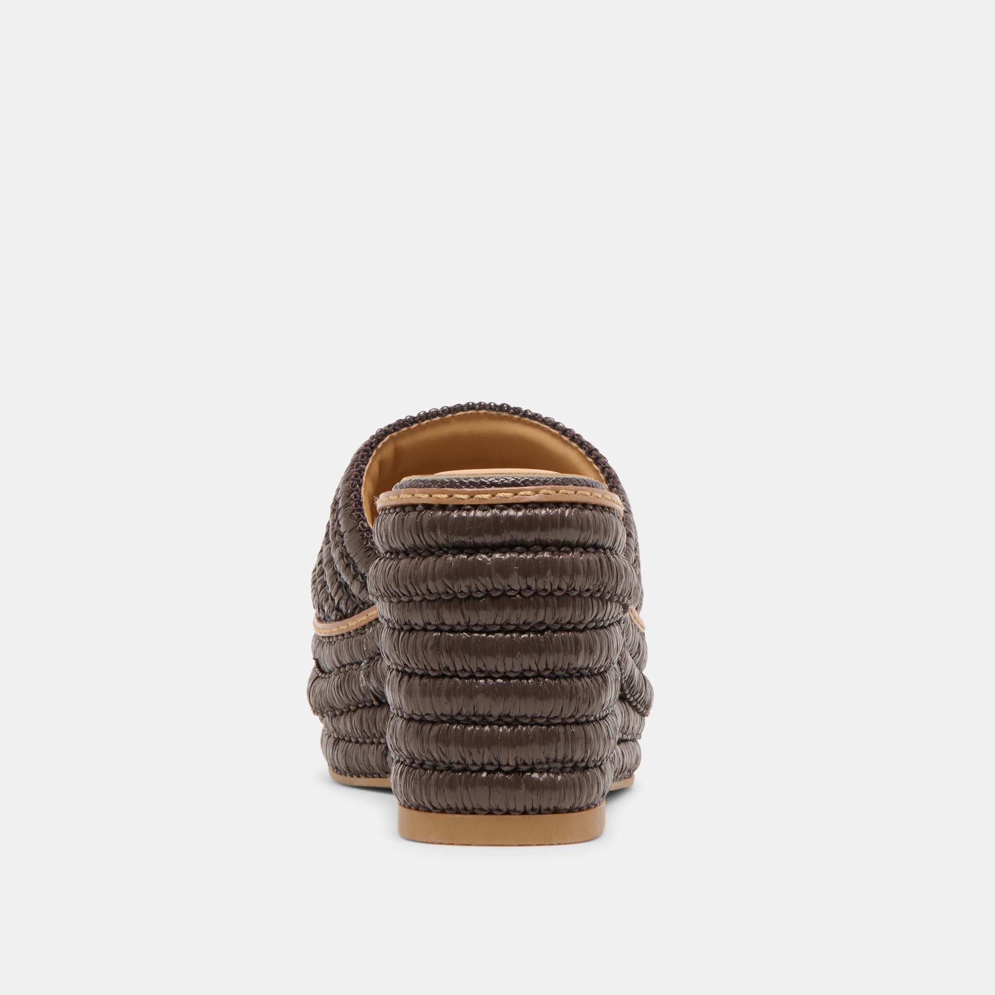 THRONE WIDE WEDGES CHOCOLATE RAFFIA - view 7