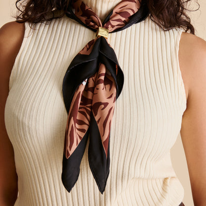 SCARF RING BAG CHARM GOLD