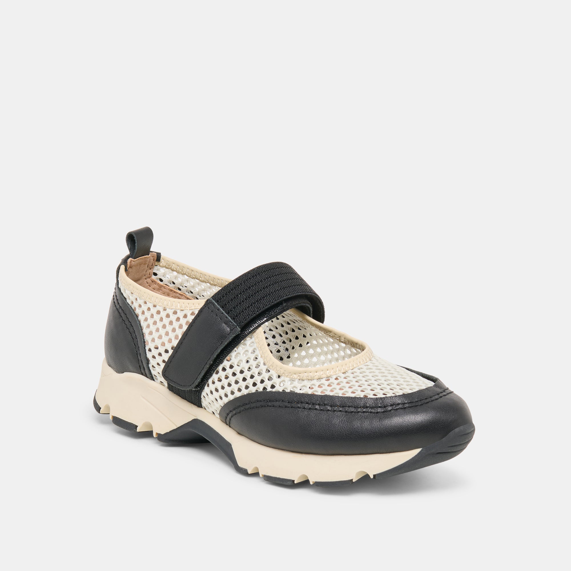 SELINE SNEAKERS WHITE BLACK MESH - view 3