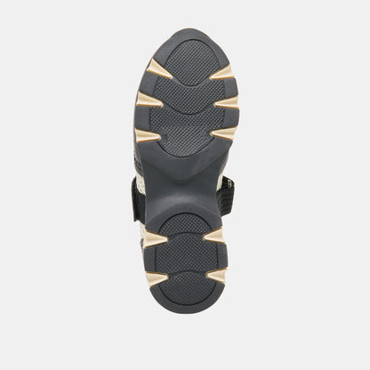 SELINE SNEAKERS WHITE BLACK MESH