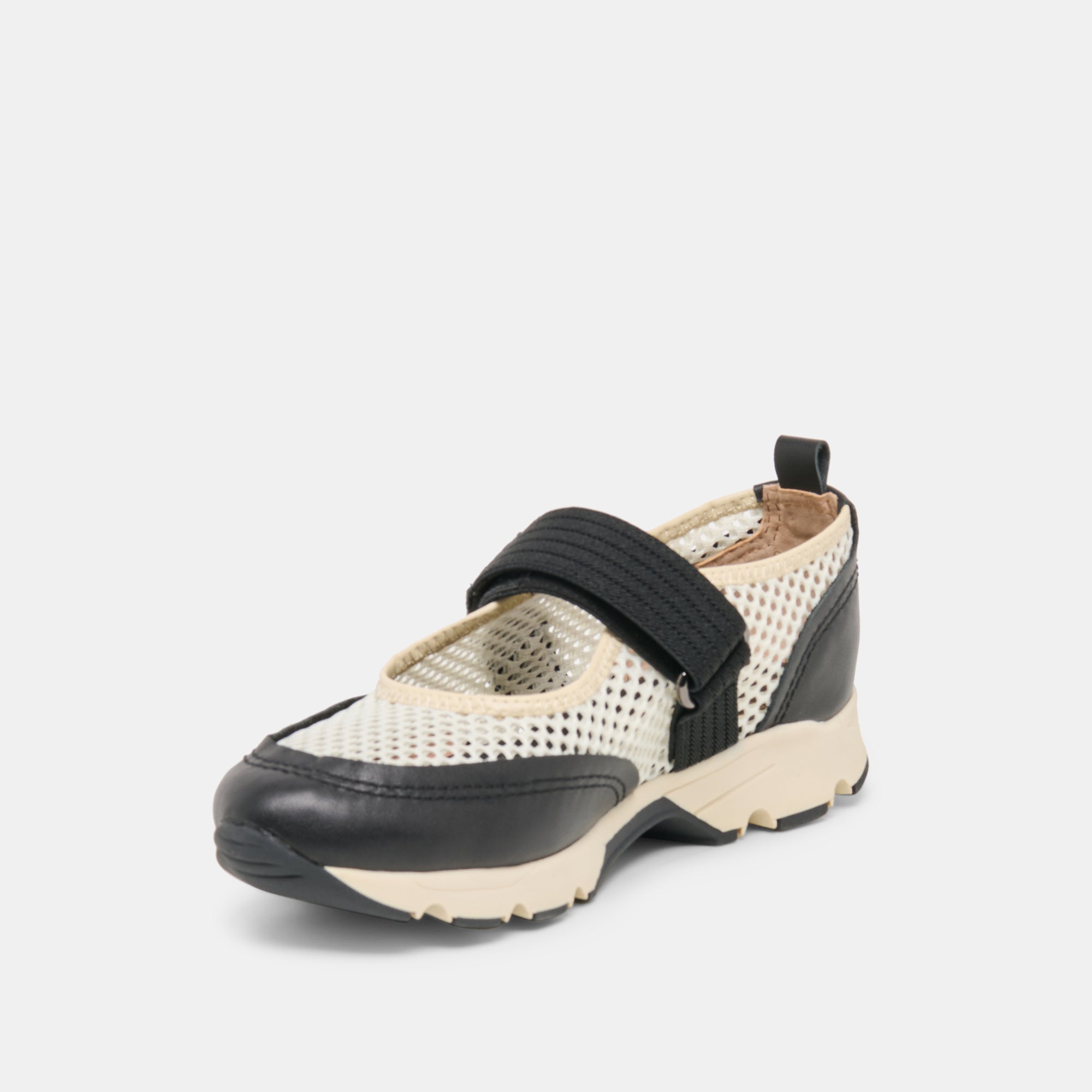 SELINE SNEAKERS WHITE BLACK MESH - view 6