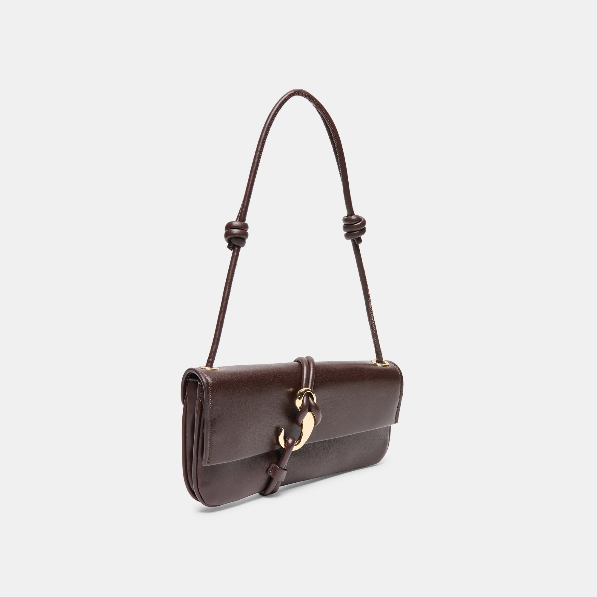 ALICE SHOULDER BAG BROWN CHERRY LEATHER - view 6