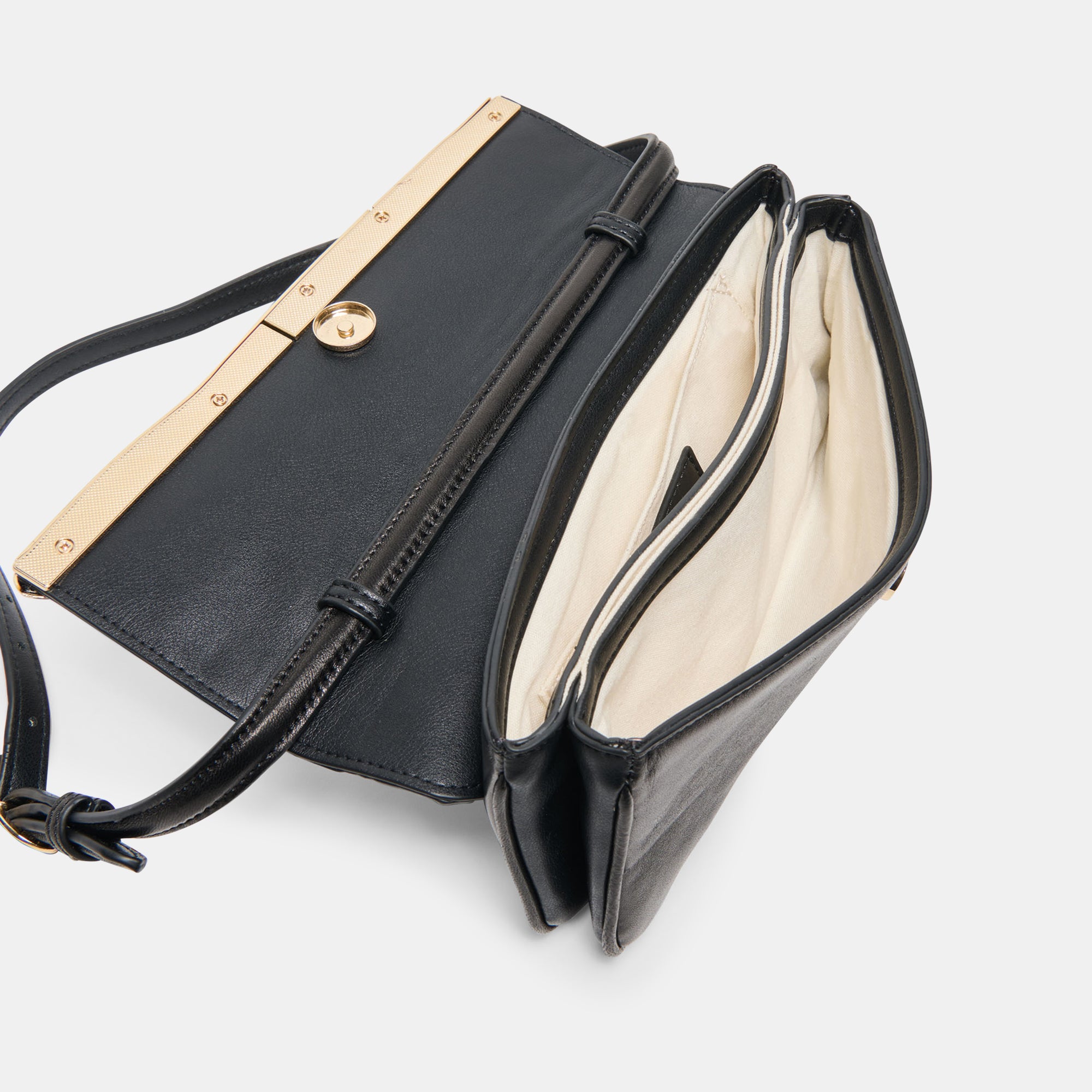 AZURA SHOULDER BAG BLACK LEATHER - view 6