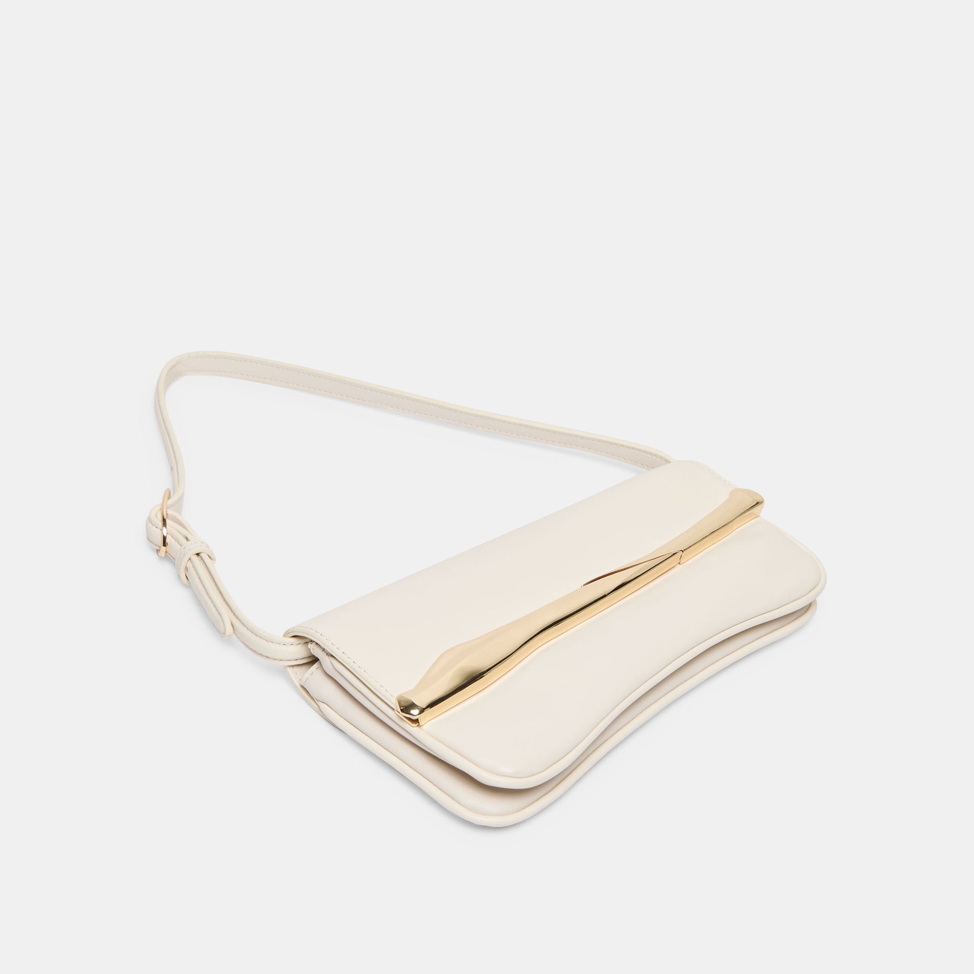 AZURA SHOULDER BAG WHITE LEATHER - view 3