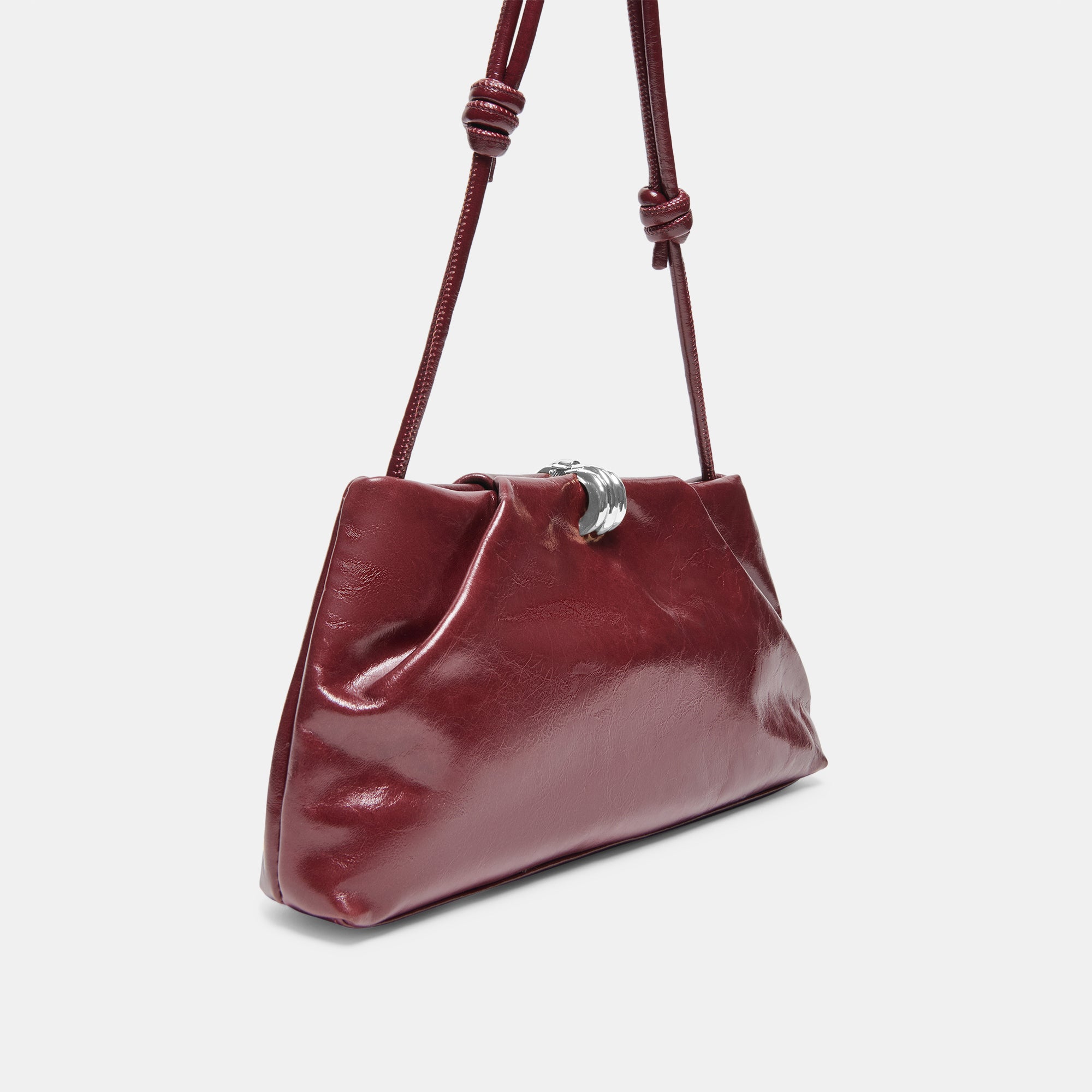 RAVEL SHOULDER BAG OXBLOOD PATENT LEATHER - view 3