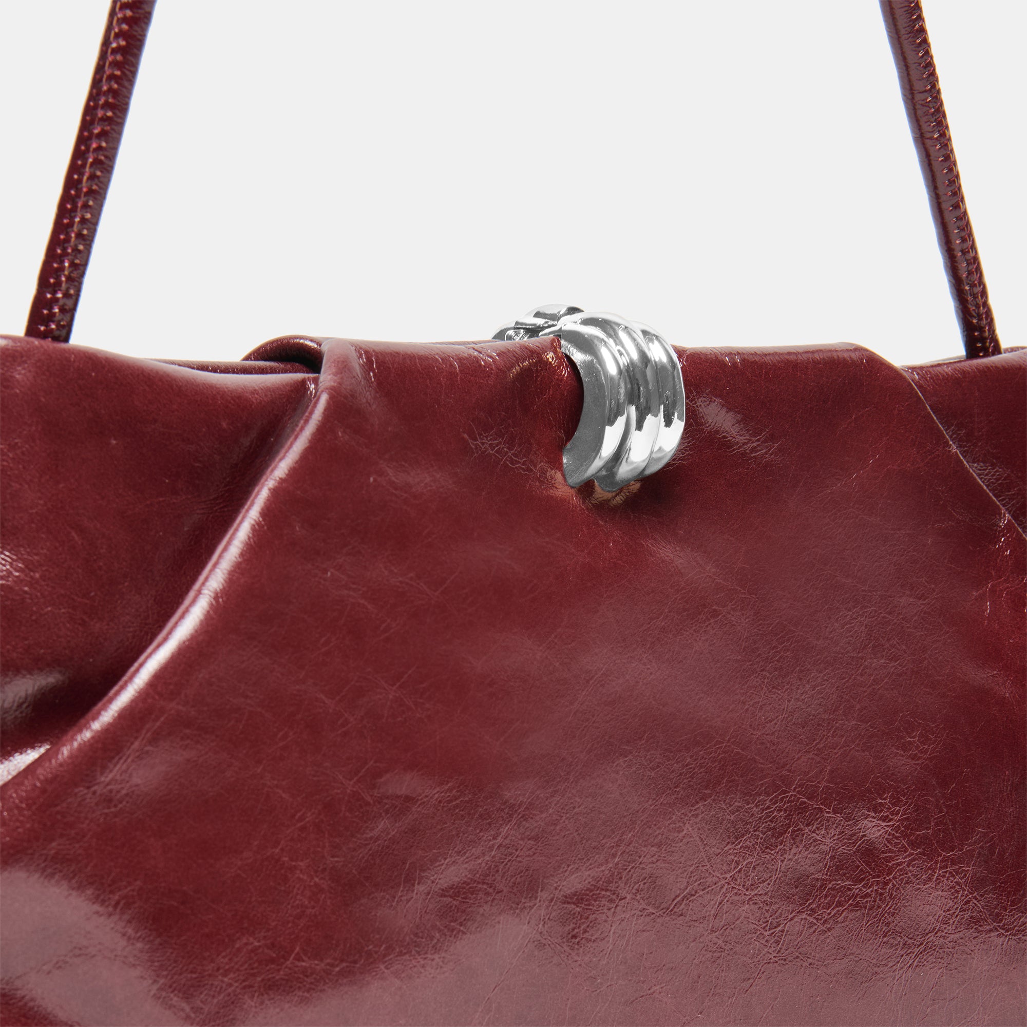 RAVEL SHOULDER BAG OXBLOOD PATENT LEATHER - view 4